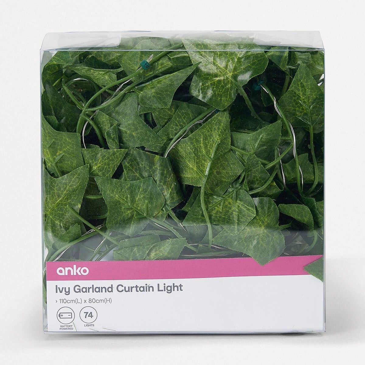 8 Ivy Garland Curtain Light, 8 of 8