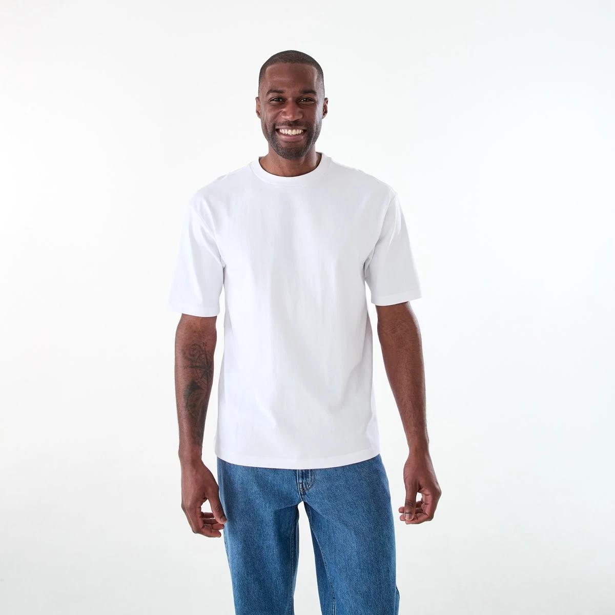 1 Oversized Heavyweight T-shirt WHITE, 1 of 6