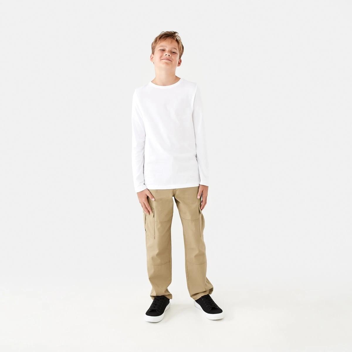 6 Fixed Waist Cargo Pants Corn Beige, 6 of 9