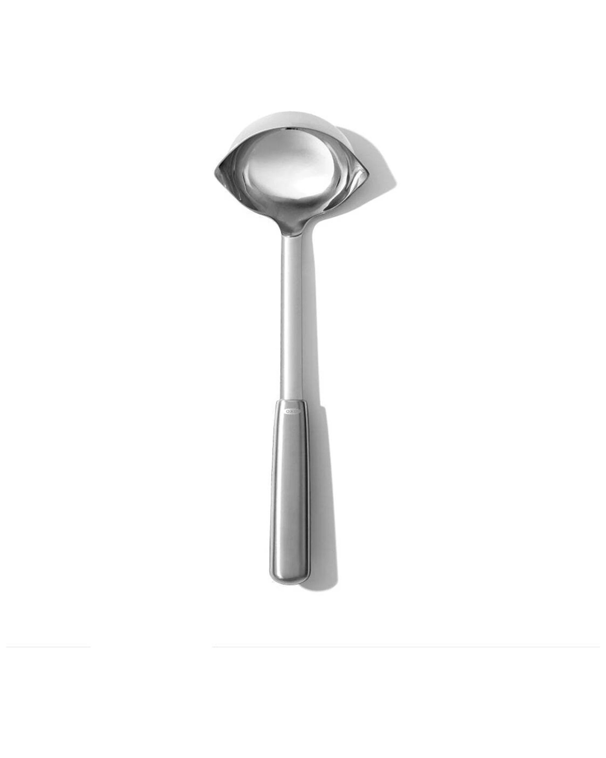 3 Oxo Stainless Steel Ladle With Pour Spouts And Non-slip Handle For Soup - Silver, 3 of 5
