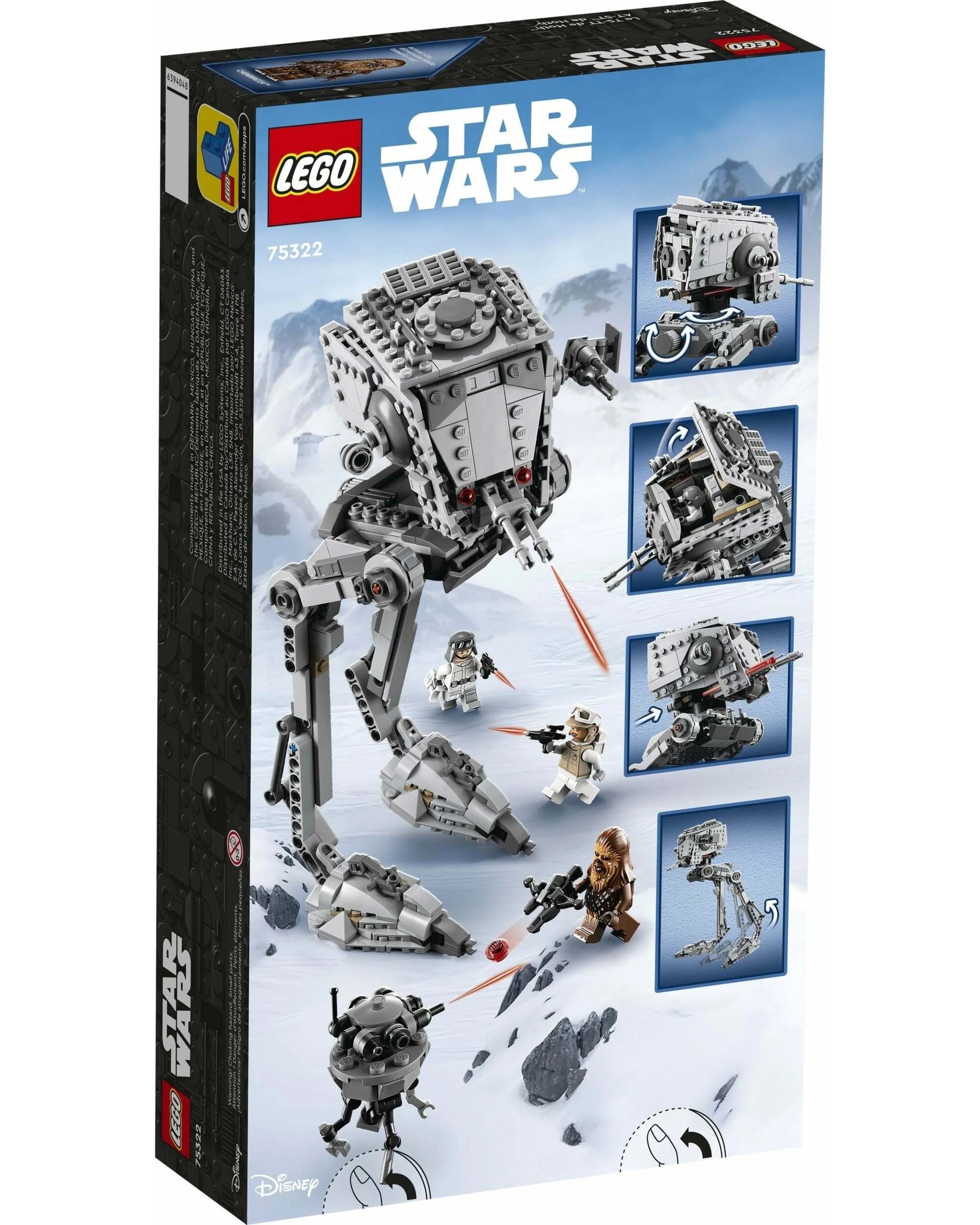 2 LEGO 75322 AT-ST Walker Hoth Battle Set, 2 of 5