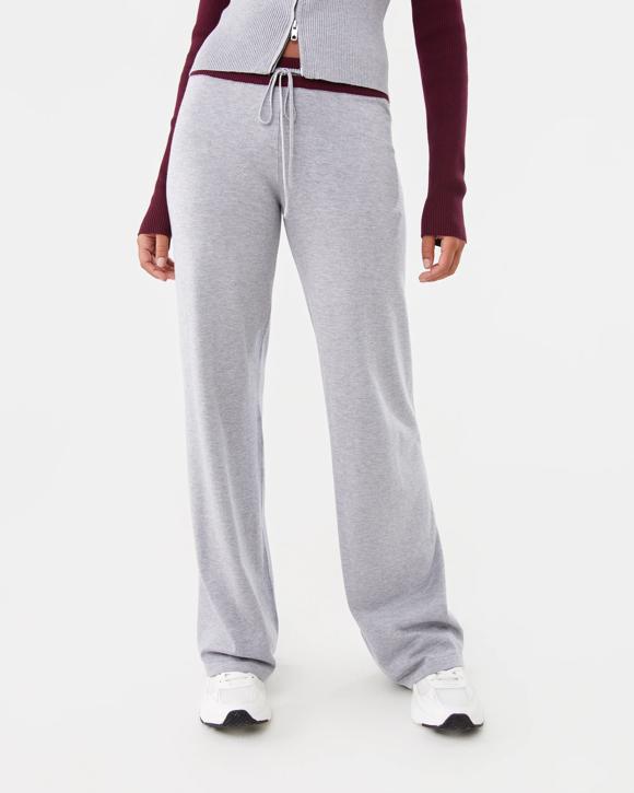 True Knit Stripe Tie Up Pants