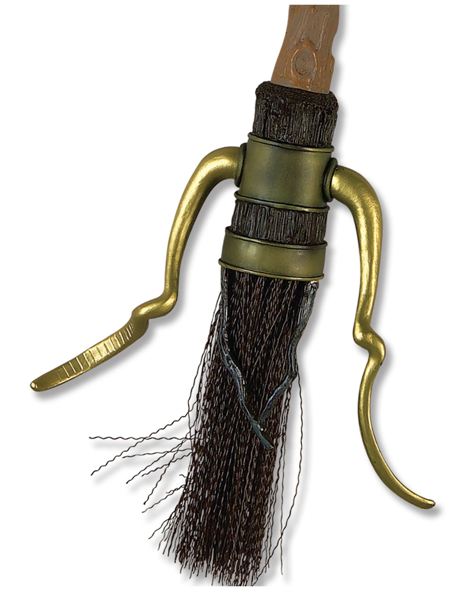 2 Harry Potter Kids Wizard Broomstick Halloween Costume Party Accessory - Officially Licensed Product
 - Brown, 2 of 3