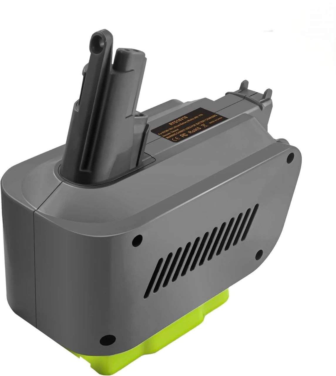 1 Hygieia Battery Converter Adapter For Ryobi ONE+ 18V To Dyson V10 - Grey, 1 of 1