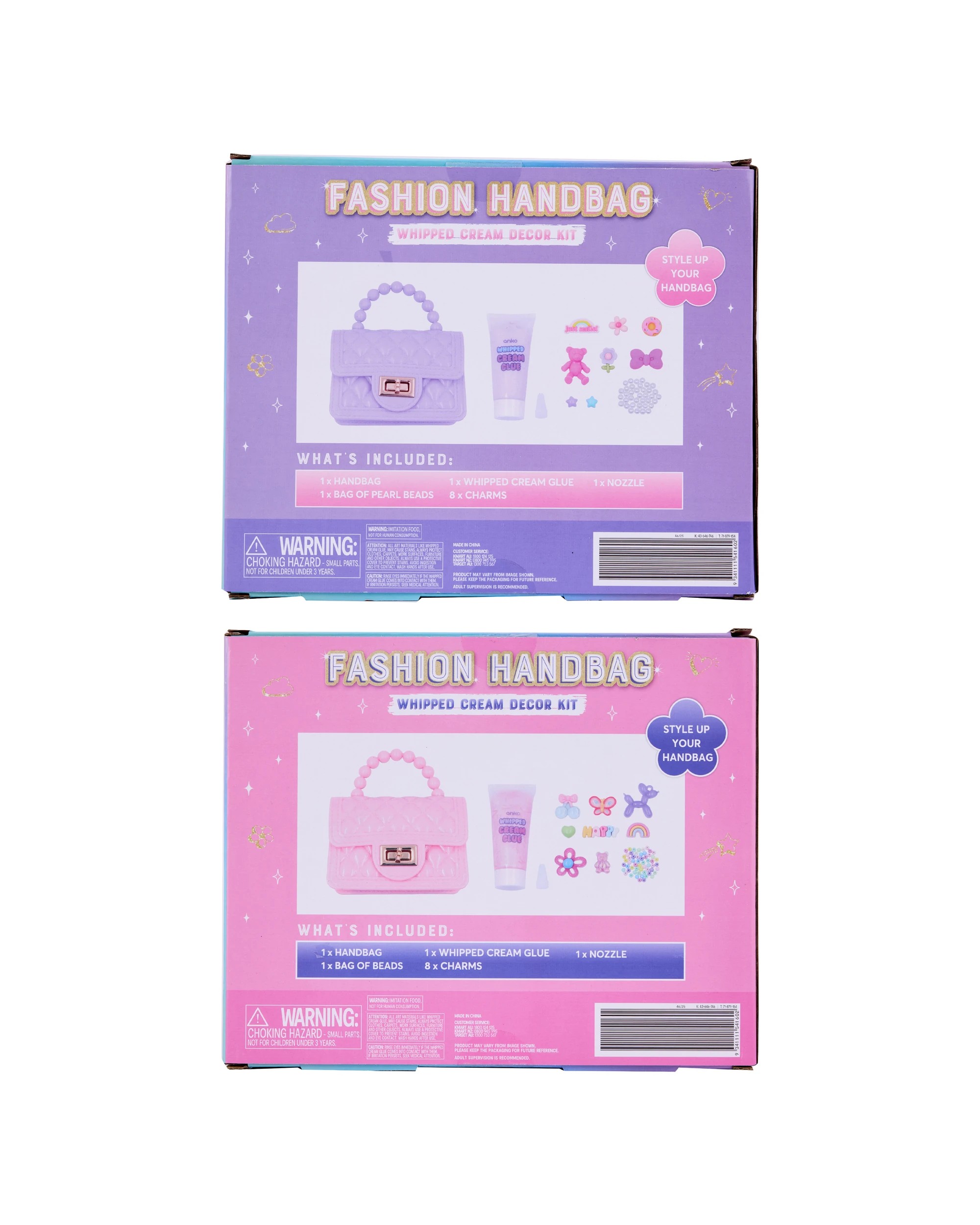 4 Fashion Handbag: Whipped Cream Decor Kit - Assorted, 4 of 4