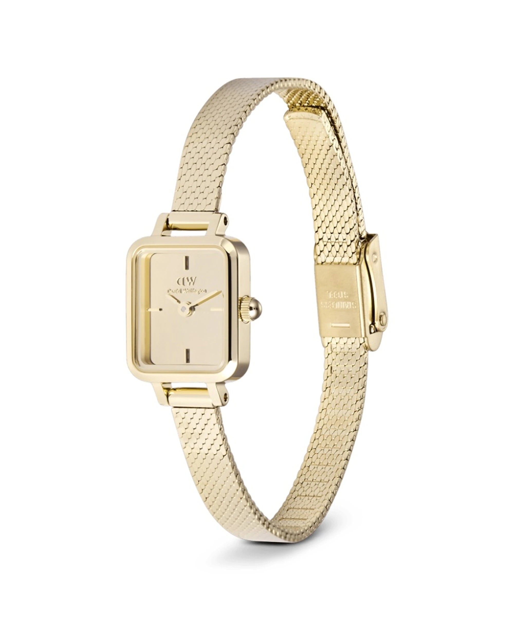 2 Daniel Wellington Quadro Mini Reflection Gold Stainless Steel Watch 15.4x18.2mm, 2 of 5