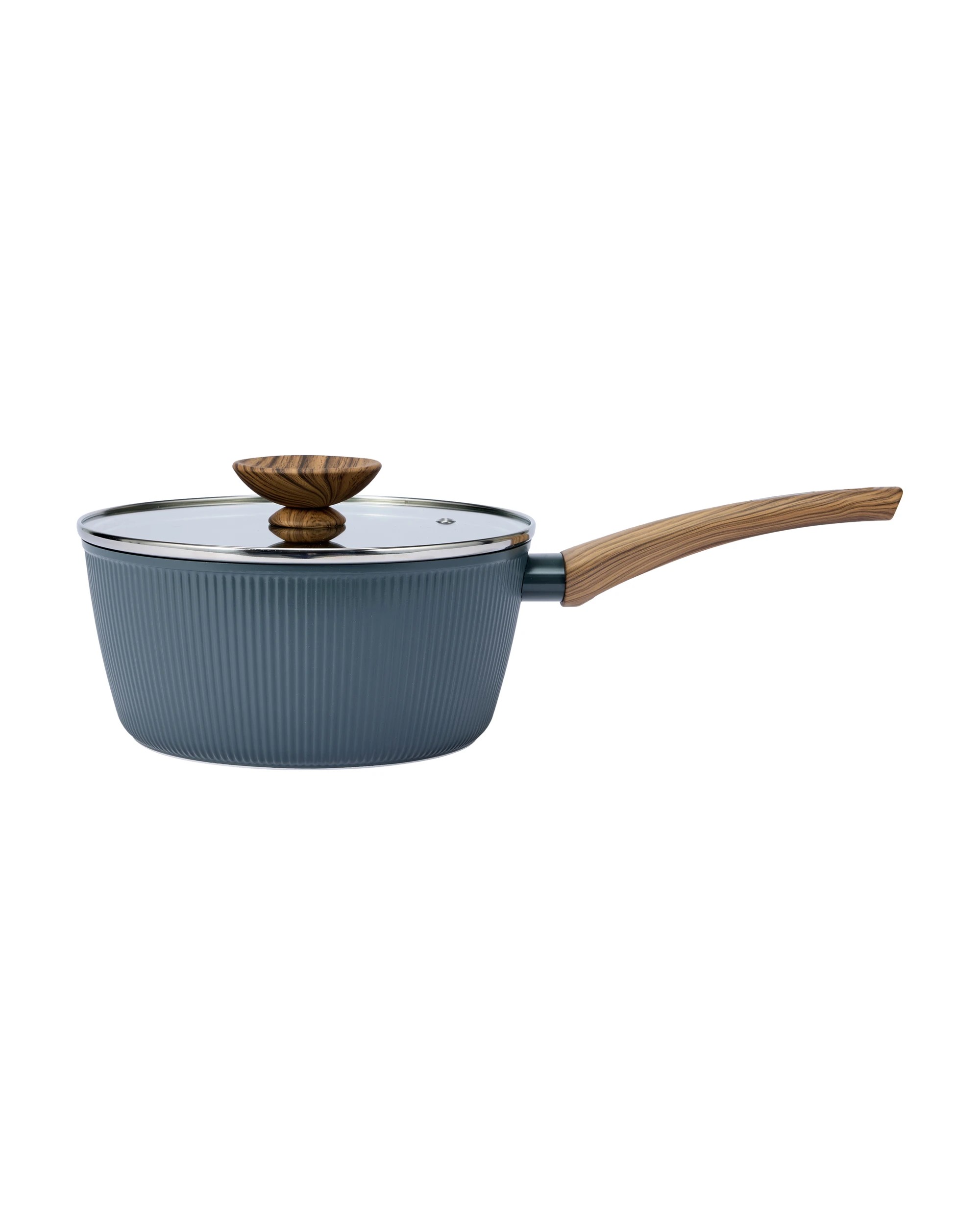 4 5 Piece Wood Look Linear Cookware Set - Grey, 4 of 10