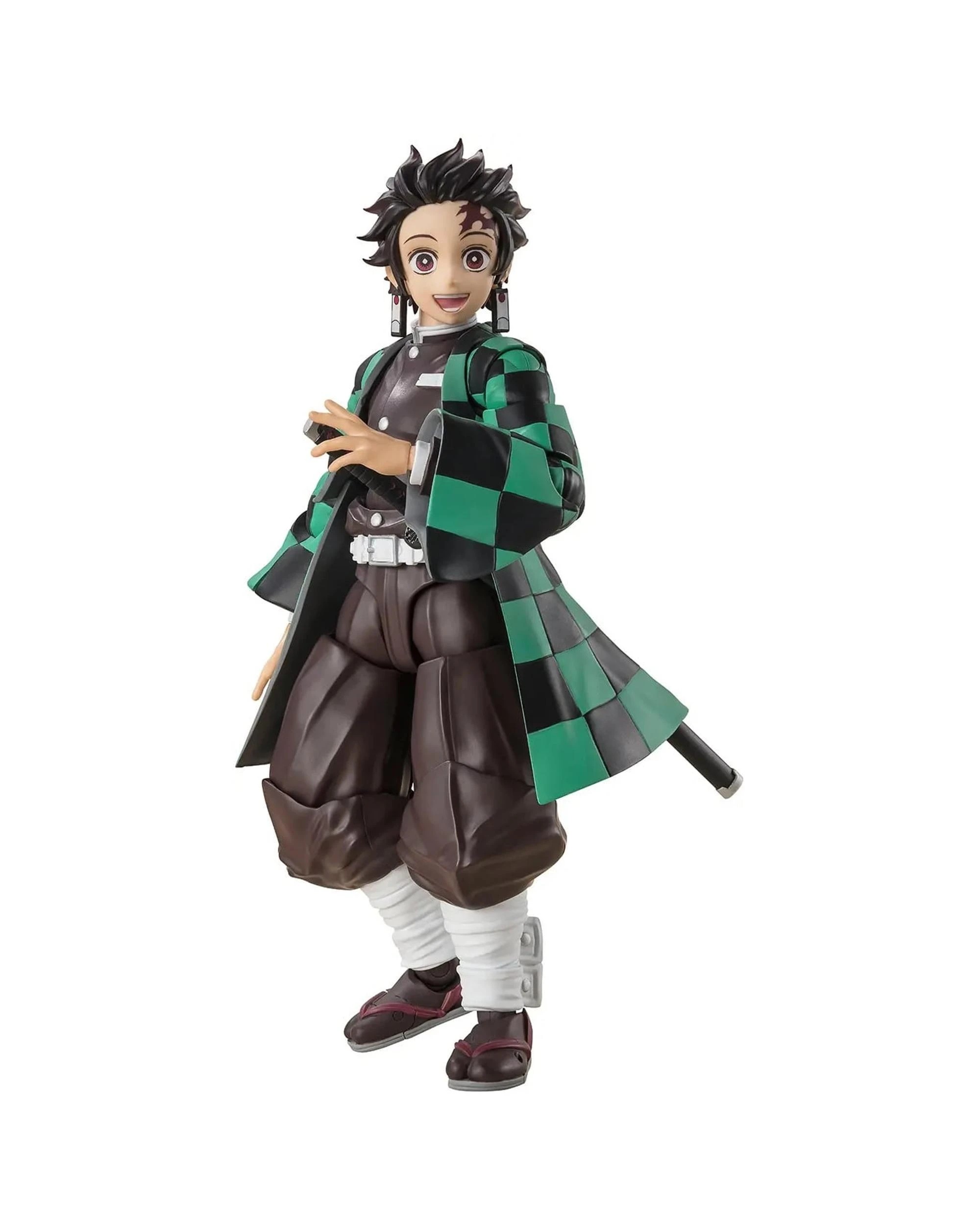 1 Tamashii Nations S.H.Figuarts Demon Slayer Tanjiro Kamado Figure, 1 of 10
