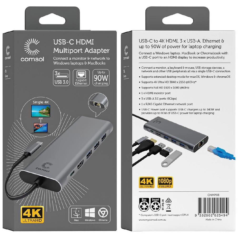 5 Comsol USB-C HDMI Multiport Adaptor, 5 of 5