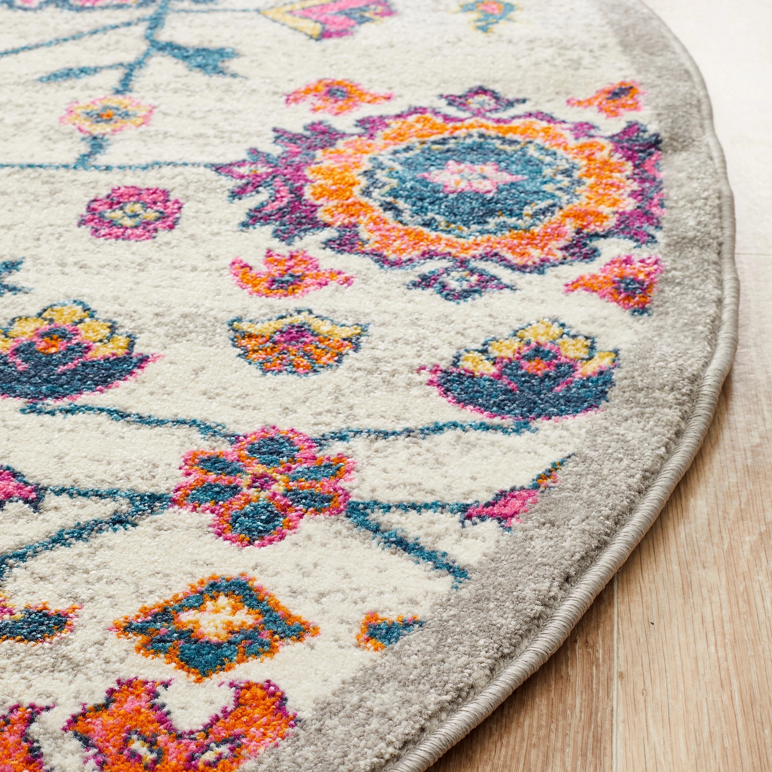 4 Common Ground Rugs Atlas 208 150x150cm - White, 4 of 7