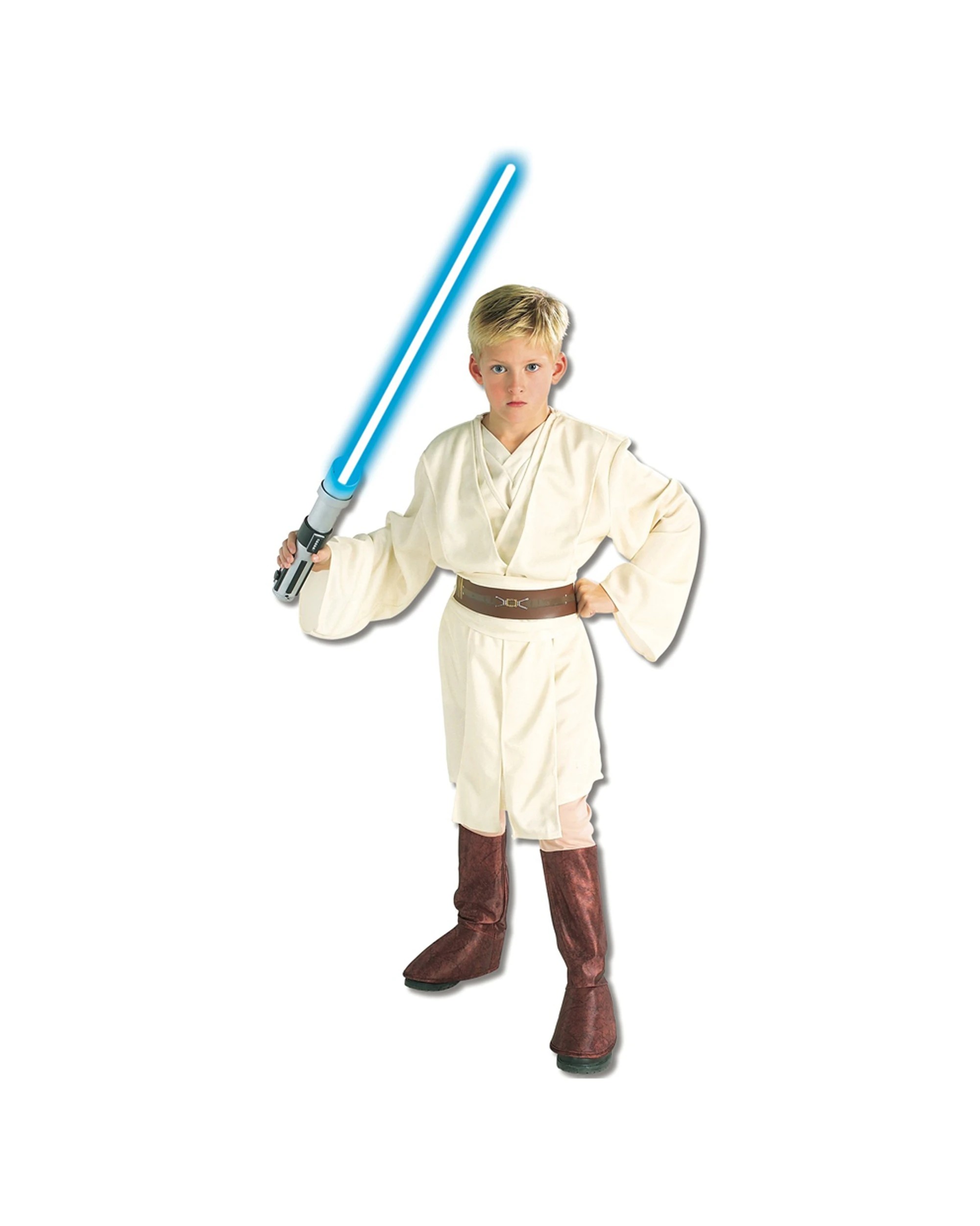 1 Star Wars Obi Wan Kenobi Suit Shirt Pants Belt Kids Costume Size S - Multi, 1 of 2