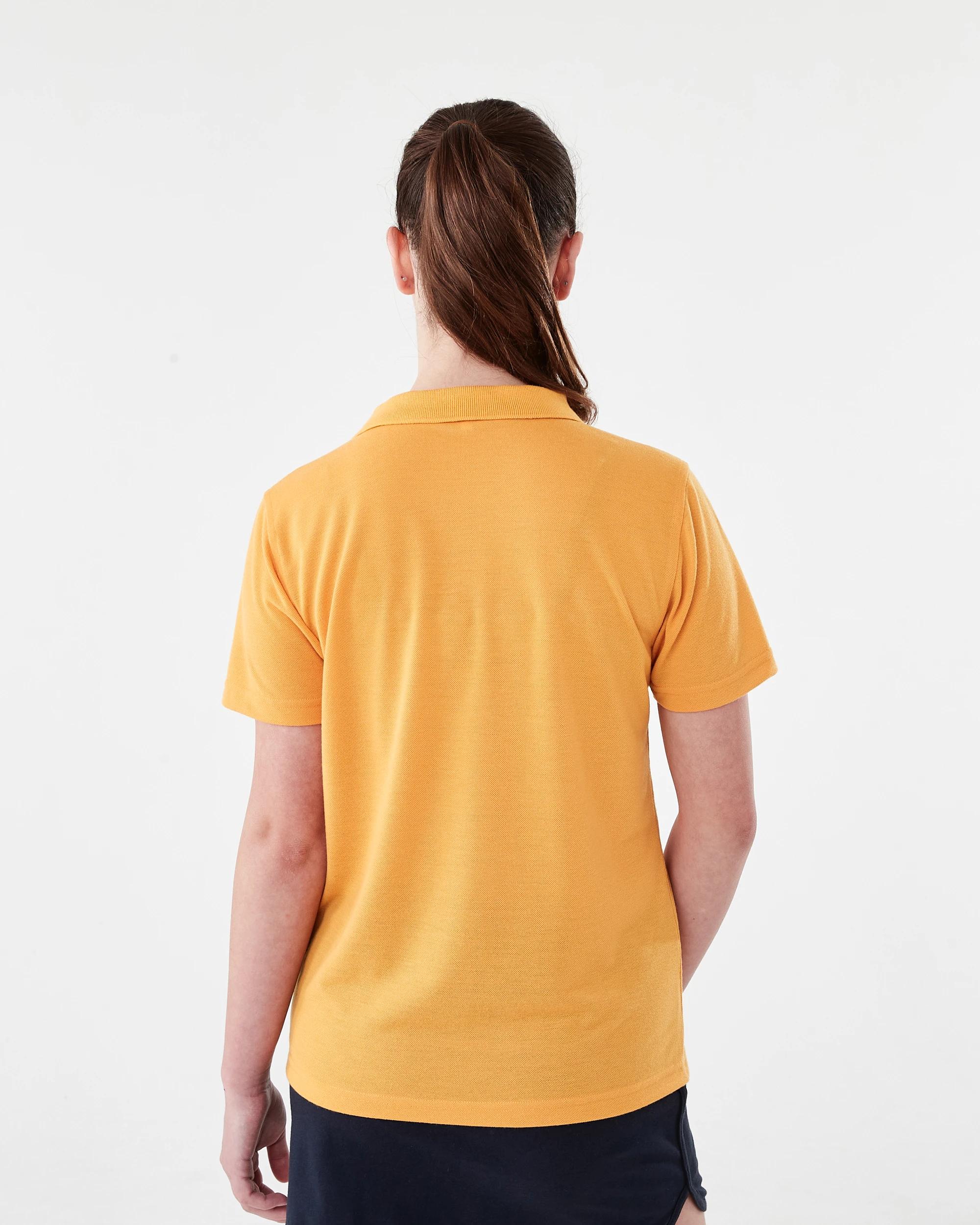 2 School Polo T-shirt Gold, 2 of 6