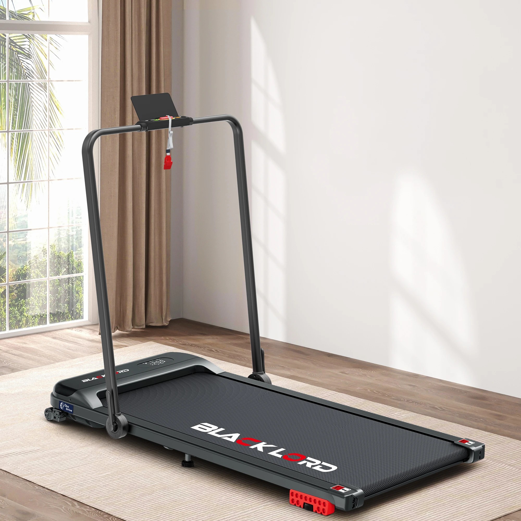 9 Black Lord Treadmill Electric Walking Pad Home Office Incline Foldable - Black, 9 of 9