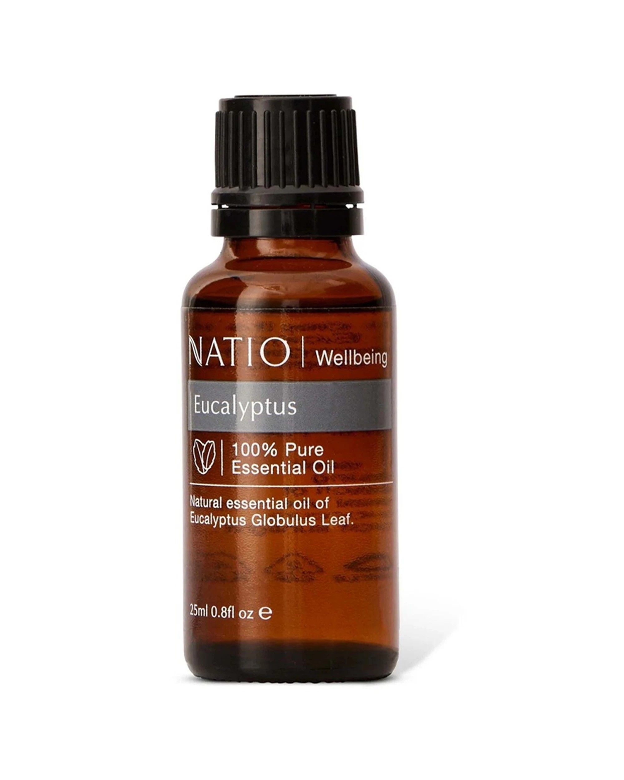 1 Natio Wellbeing Refreshing Eucalyptus Pure Essential Oil 25ml - Brown, 1 of 1