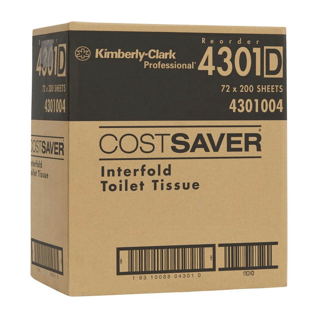 2 Costsaver Interfold Toilet Tissue 200 Sheets 72 Pack, 2 of 3