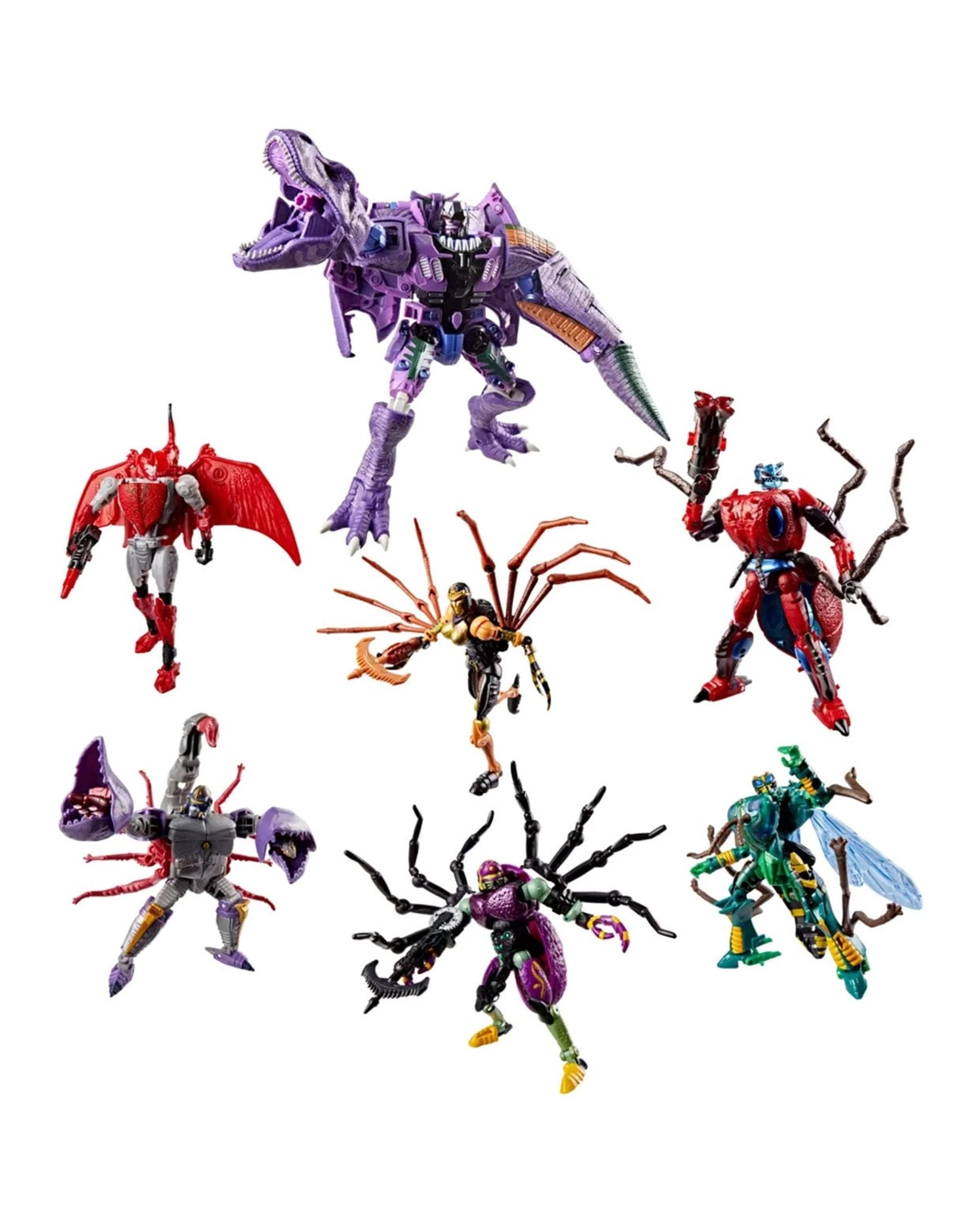 2 Transformers Takara Tomy Beast Wars Predacon Collection 7 Pack Action Figures, 2 of 10
