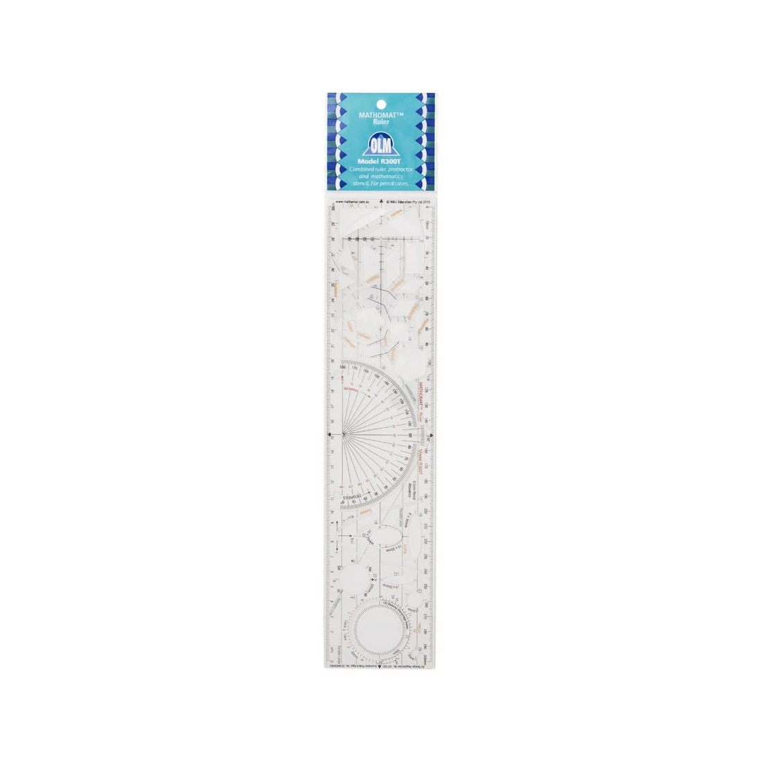 2 Mathomat Mathematics Ruler R300T, 2 of 3