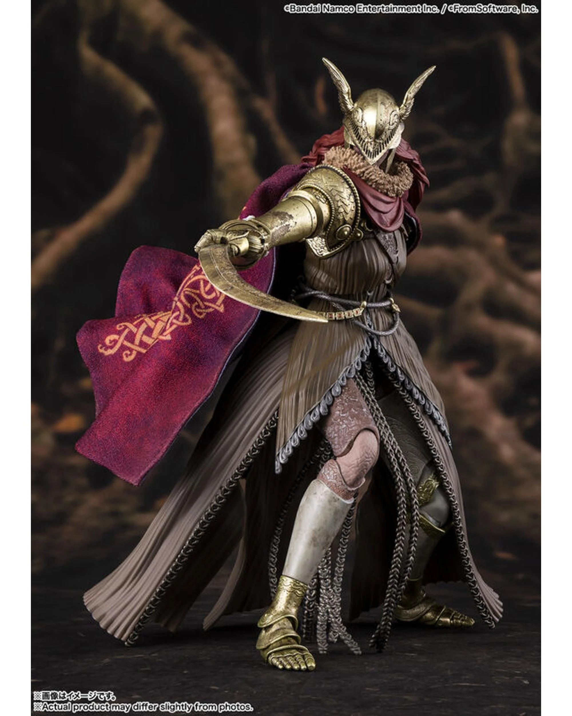 2 Bandai S.H.FIGUARTS Elden Ring Malenia Blade of Miquella Figure, 2 of 6