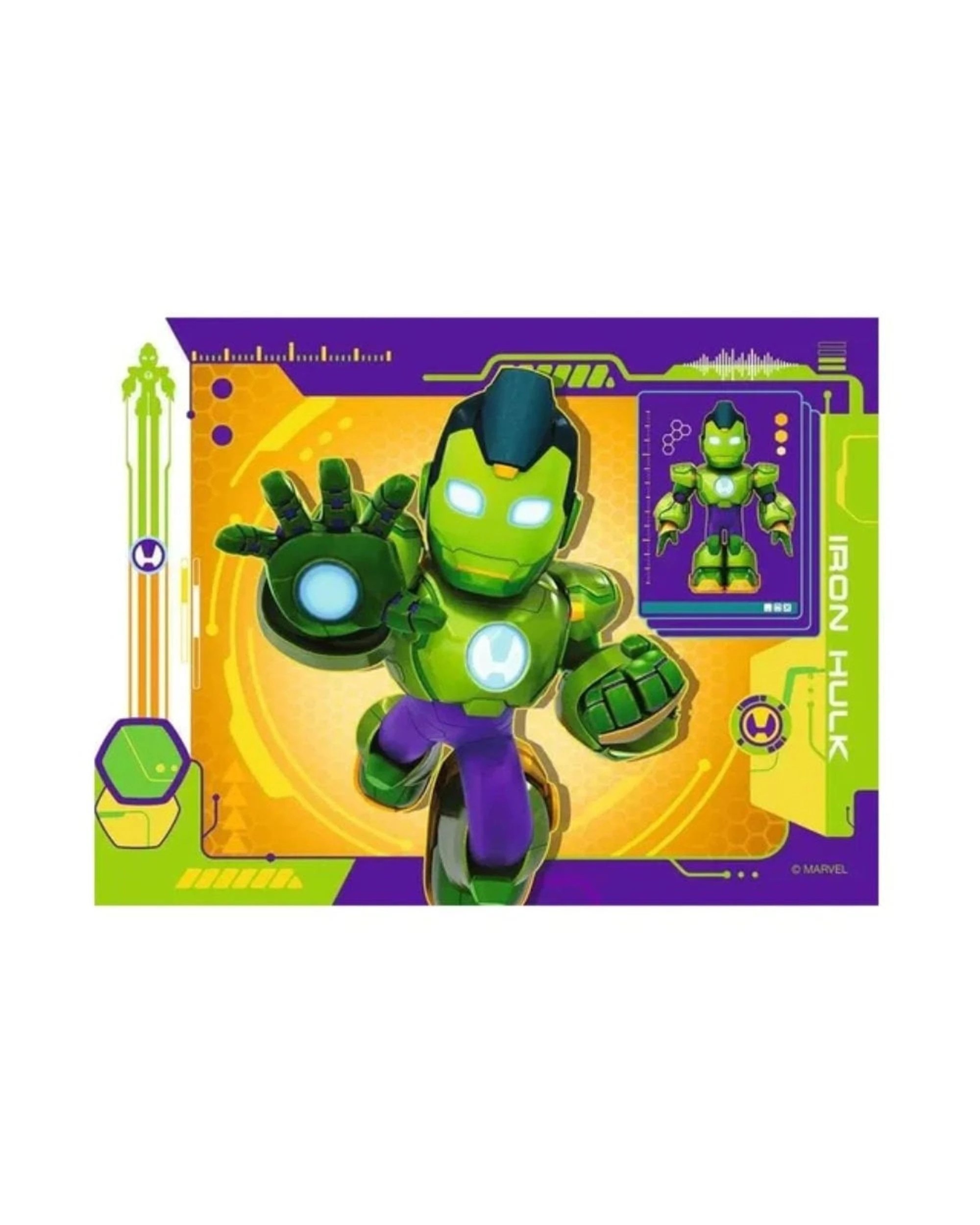 3 Ravensburger Marvel Iron Man and His Awesome Friends 4 in a Box 12, 16, 20 and 24 Piece Puzzles, 3 of 5