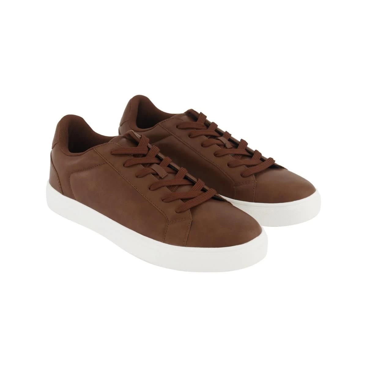 4 Casual Court Lace Up Sneakers CHOCOLATE BROWN, 4 of 5
