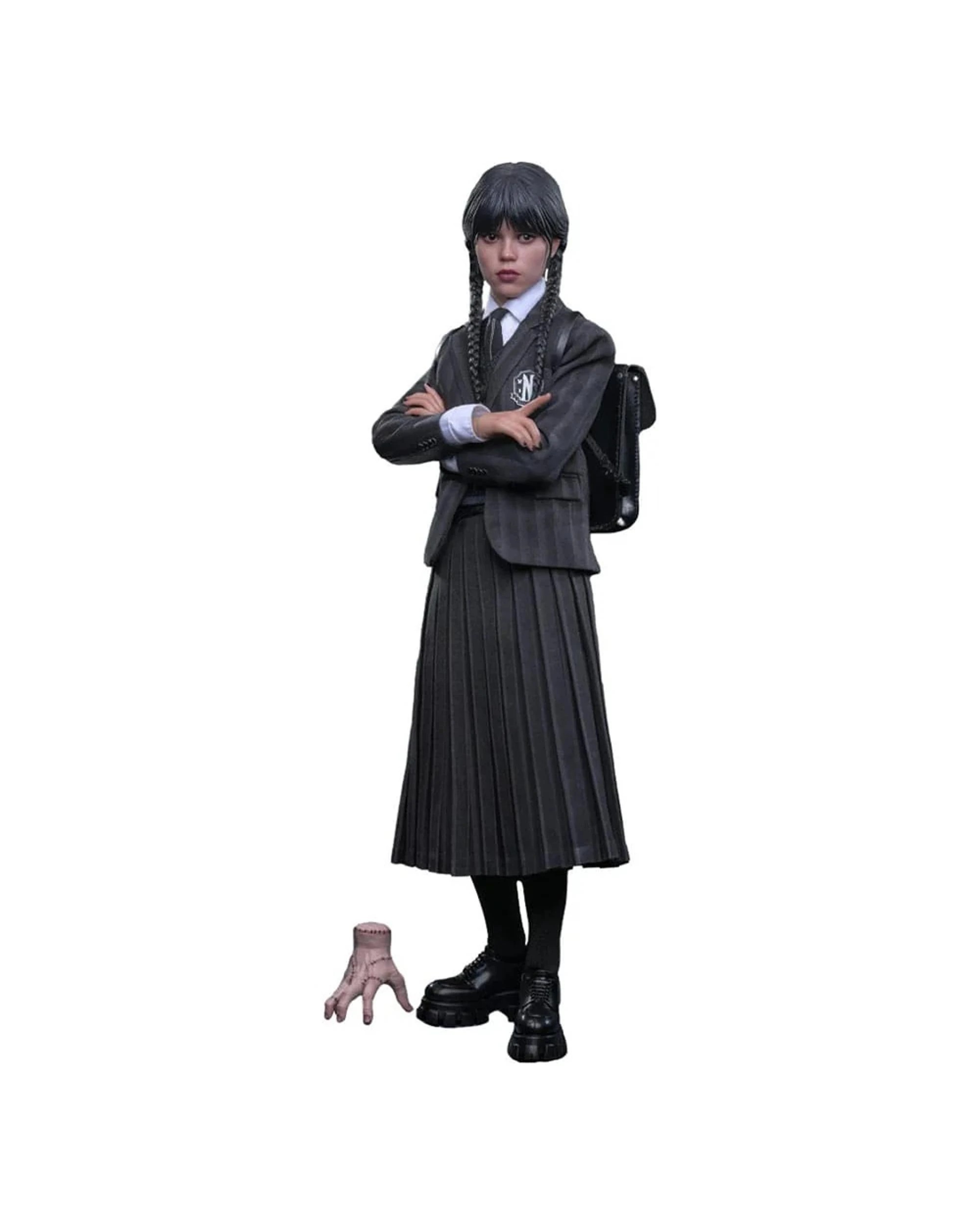 1 Hot Toys Wednesday Wednesday Addams 1:6 Scale 10 inch Action Figure, 1 of 9