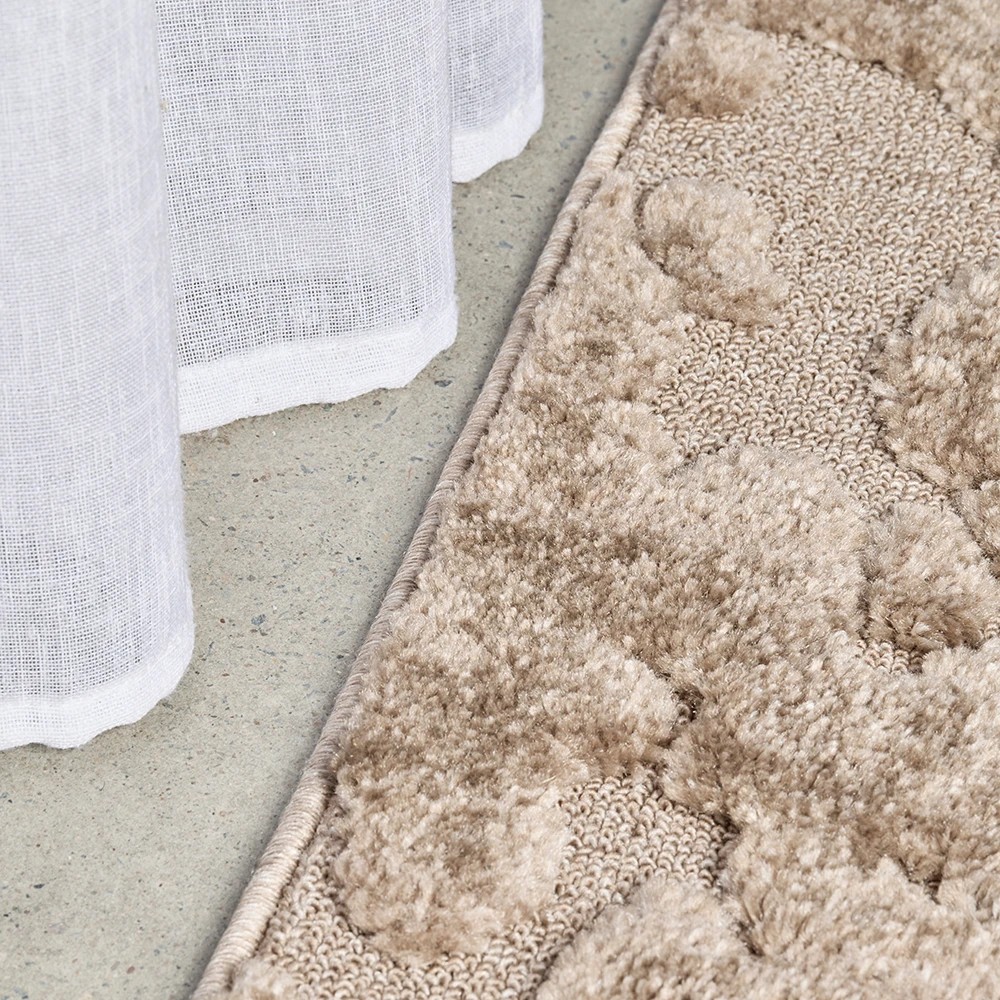 3 Common Ground Rugs Sanctuary Nyla 400x80cm - Large Runner Power Loomed Rug - Beige, 3 of 7