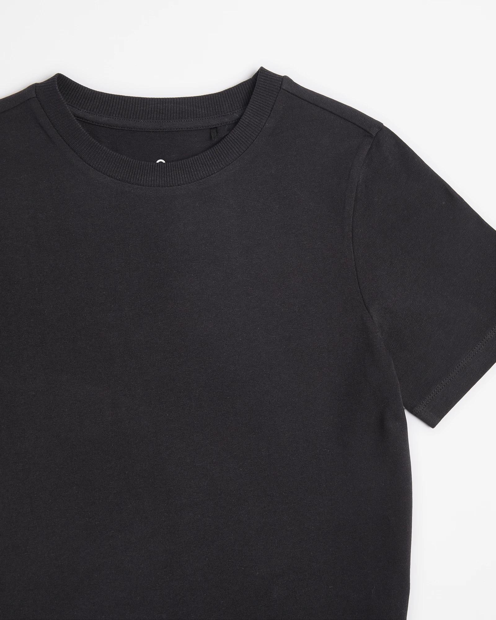 2 Target Australian Cotton Essential T-shirt BLACK, 2 of 3