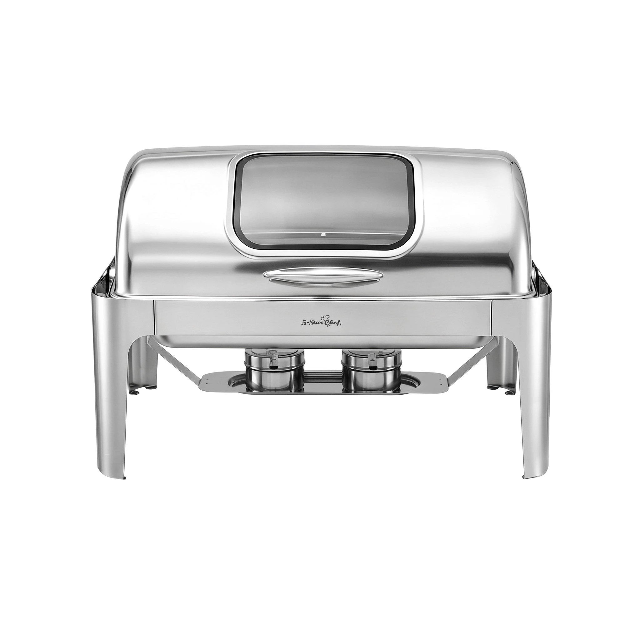 4 5-Star Chef 9L Chafing Dish Buffet Warmer Food Warmer Catering Server - Silver, 4 of 10