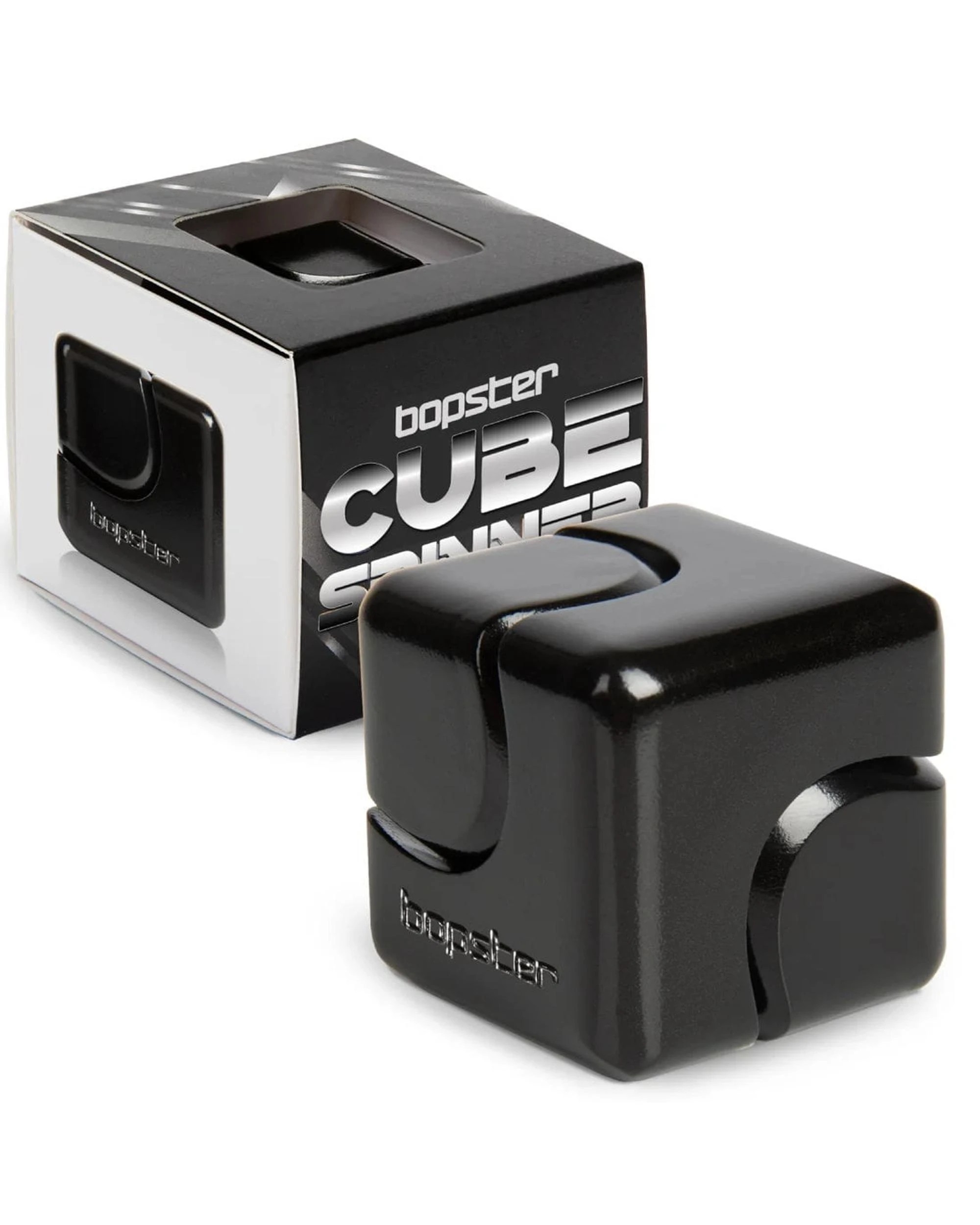 1 Bopster Fidget Cube Spinner - Black, 1 of 4