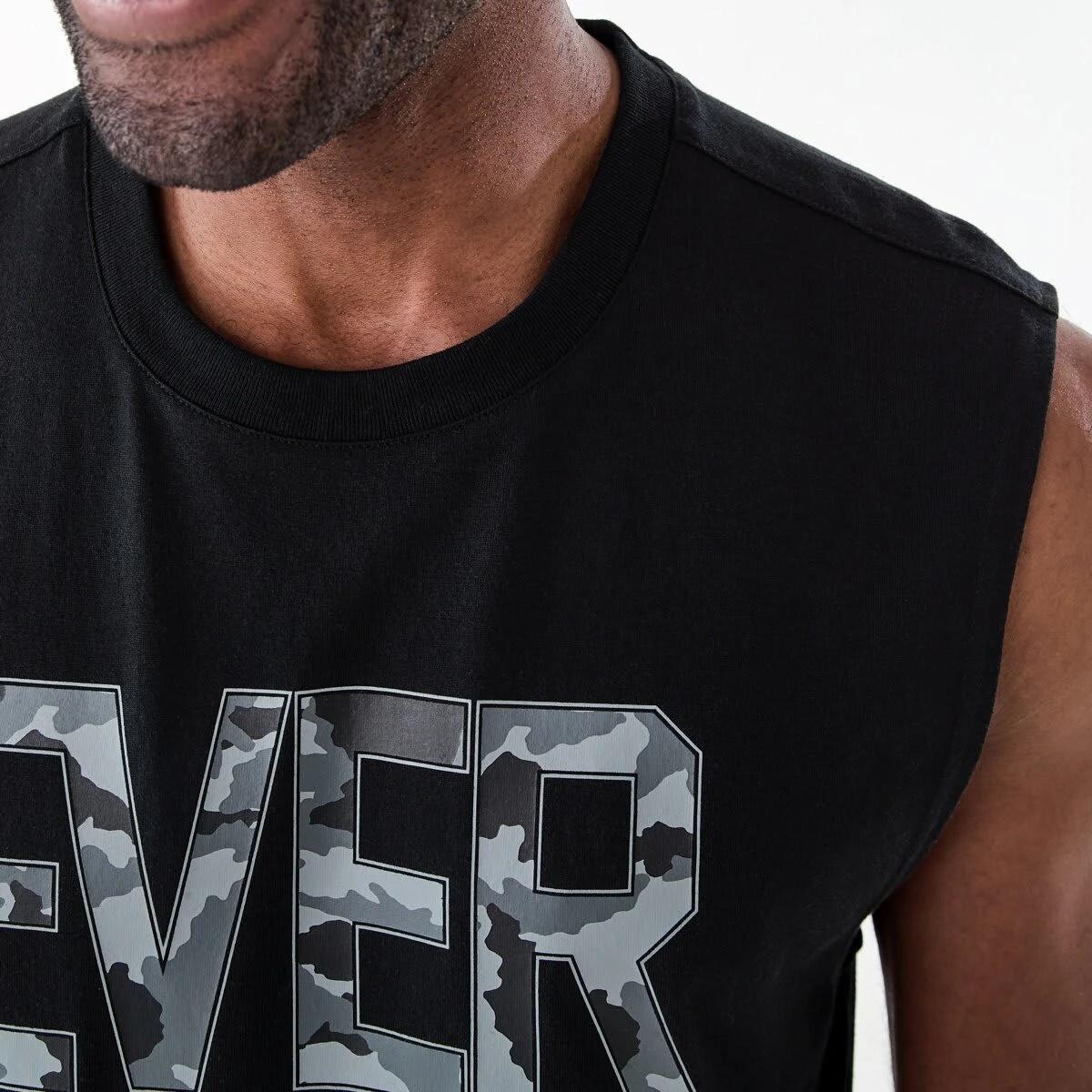 5 Everlast Mens Camo Print Muscle EVERLAST BLACK, 5 of 7