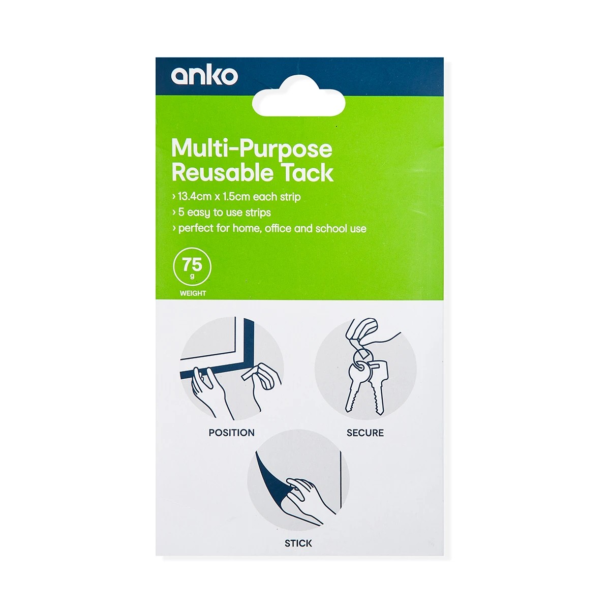 6 Multi-Purpose Reusable Tack, 6 of 6