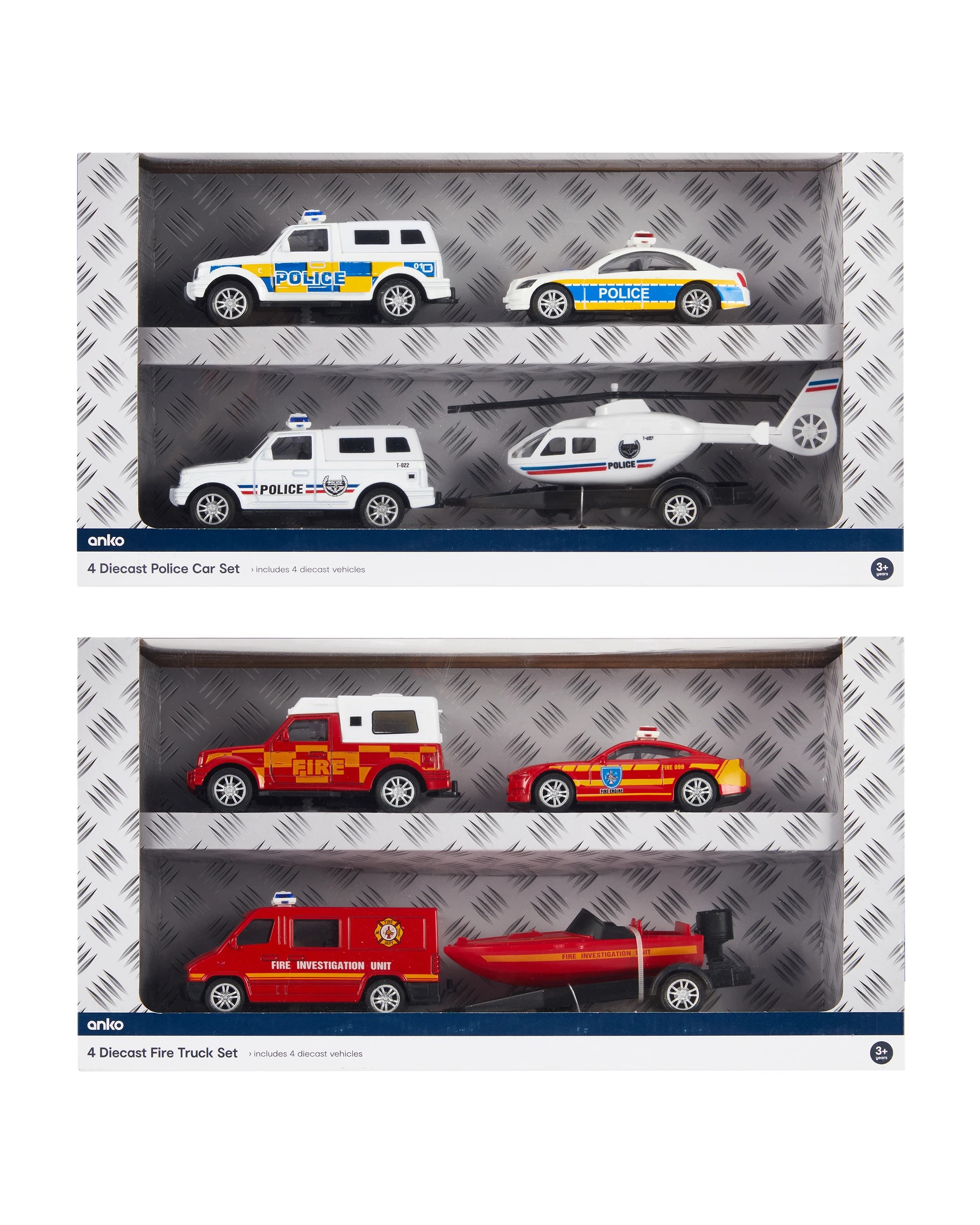 1 4 Pack Diecast Vehicles Set - Assorted, 1 of 6