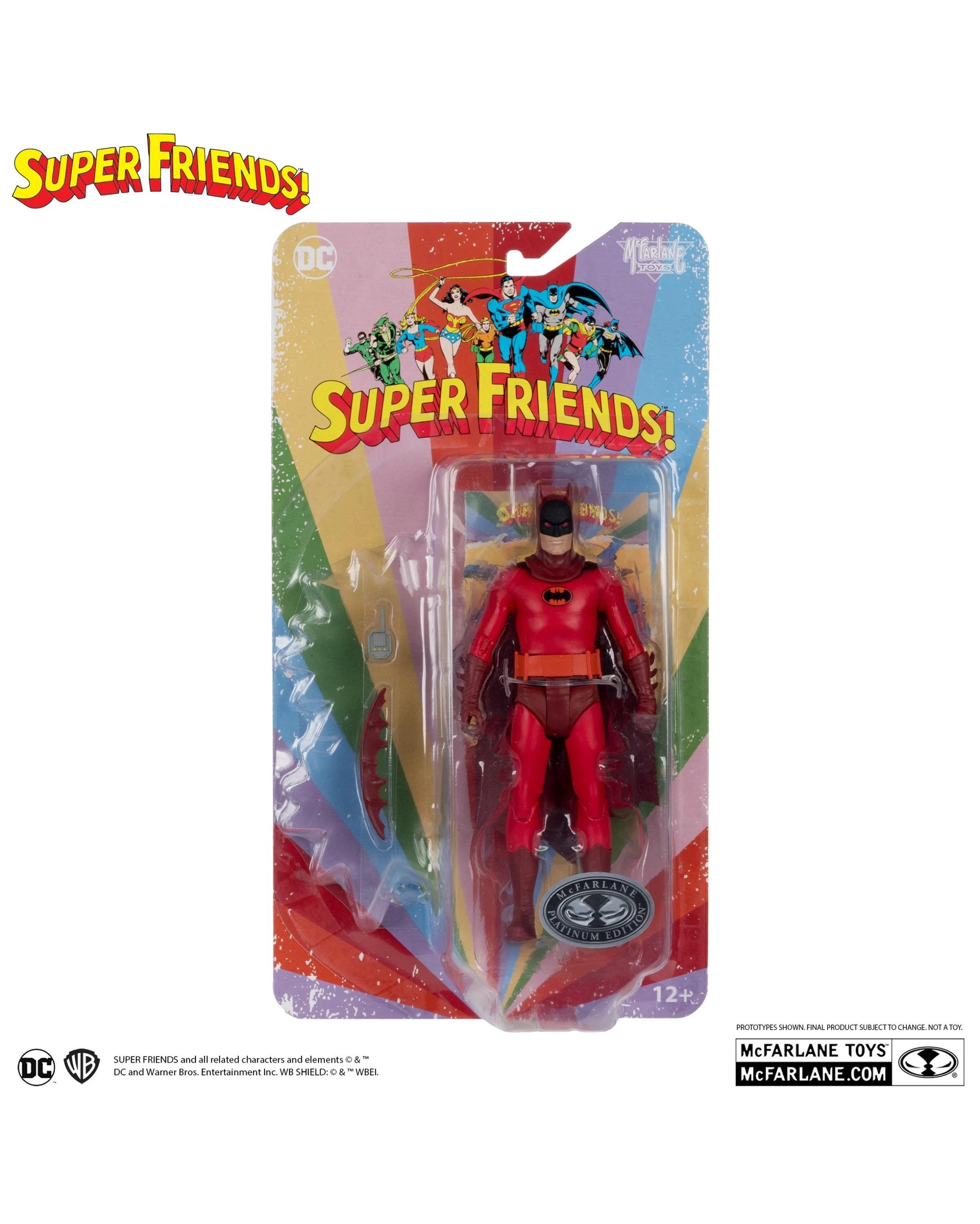 7 DC Comics Retro Super Friends Batman Universe of Evil Platinum Edition 6 inch Action Figure, 7 of 8
