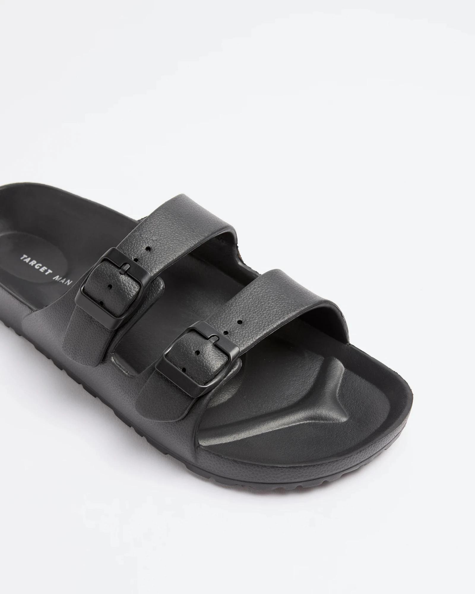2 Target Man Double Strap EVA Moulded Sandals - Sonny BLACK, 2 of 3