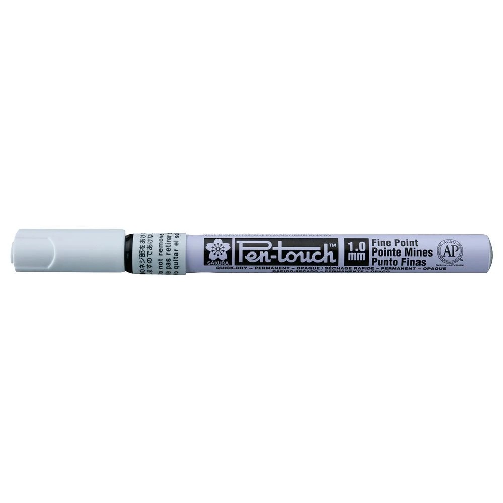3 Sakura Pen-touch Paint Marker 1mm White, 3 of 6