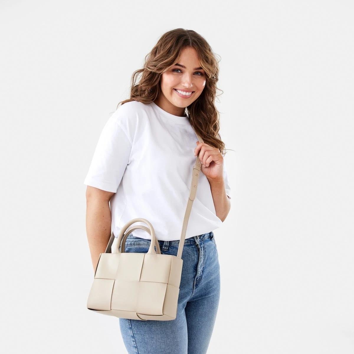 5 Mini Tote Bag CHALK SAND, 5 of 6