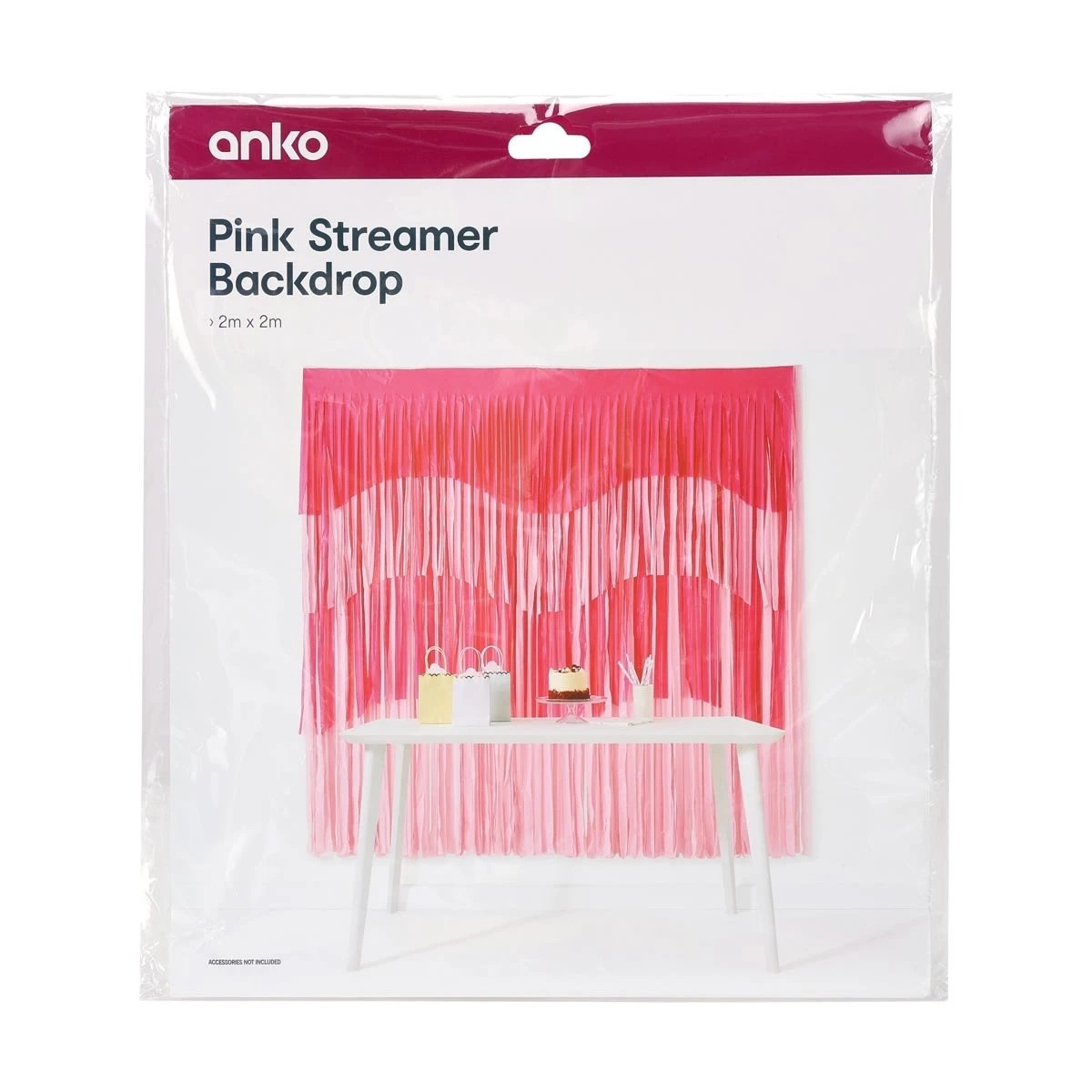 5 Pink Streamer Backdrop, 5 of 5