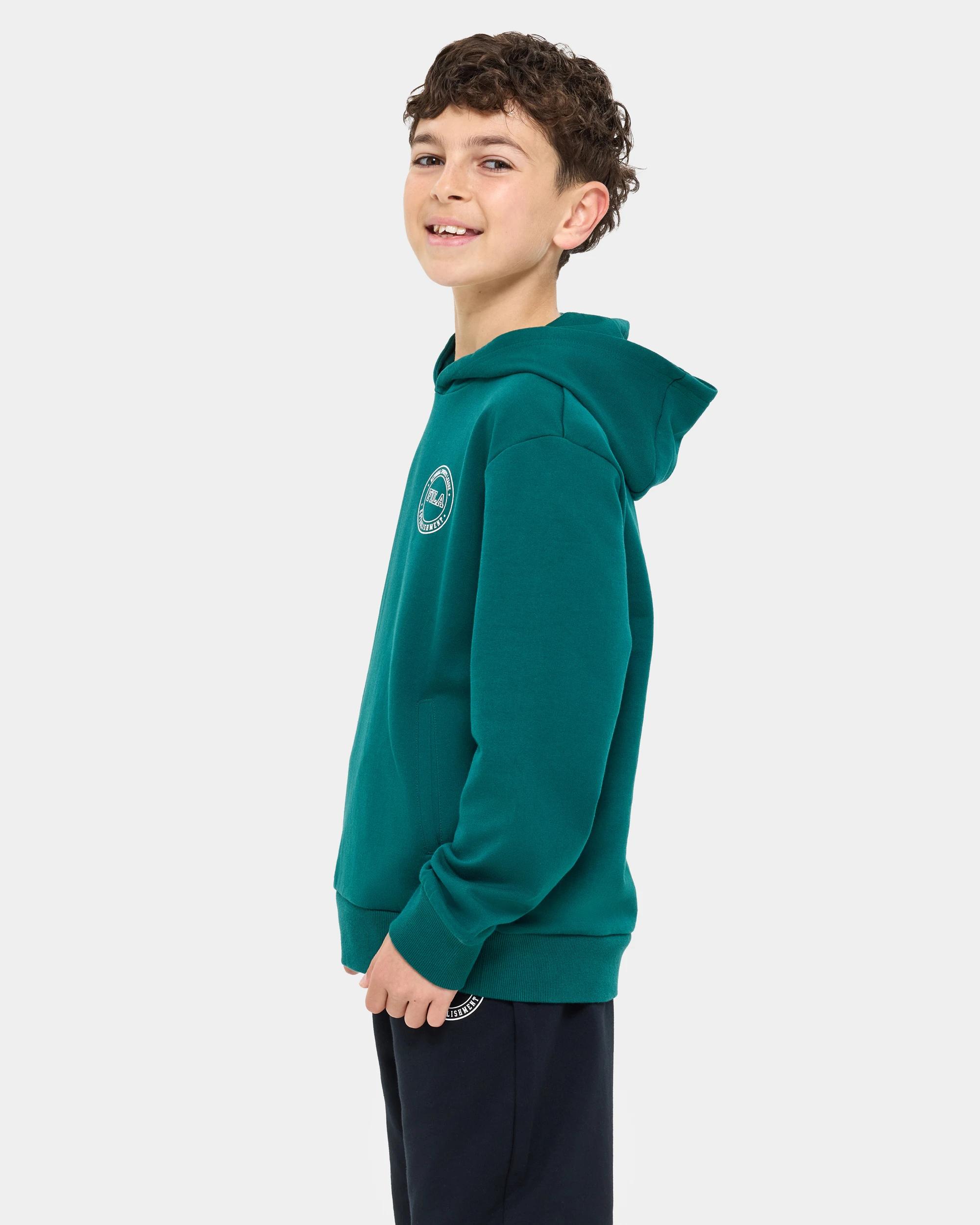 3 Fila Grove Popover Hoodie GREEN, 3 of 7
