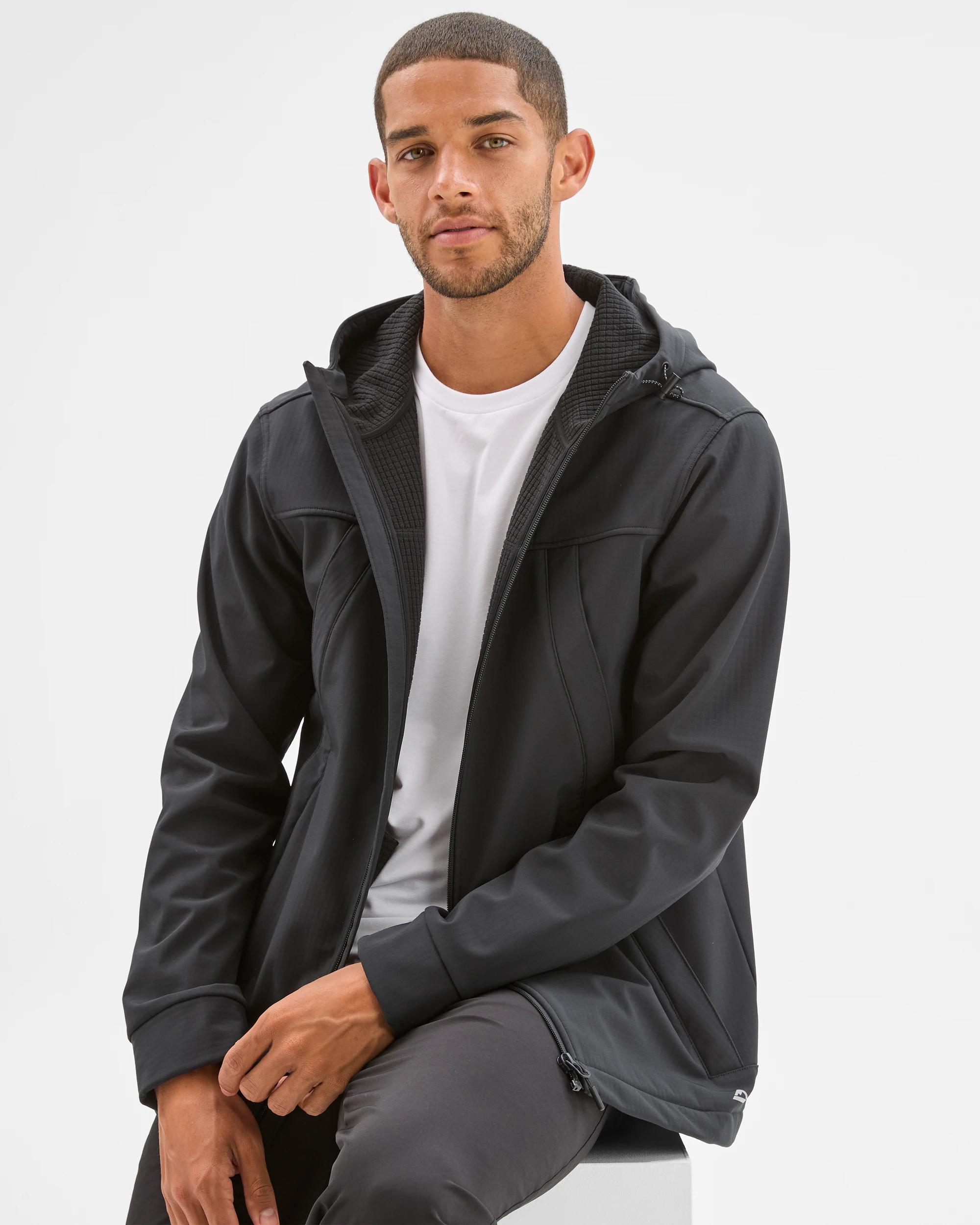 1 Target Active Hooded Hiking Jacket BLACK, 1 of 7