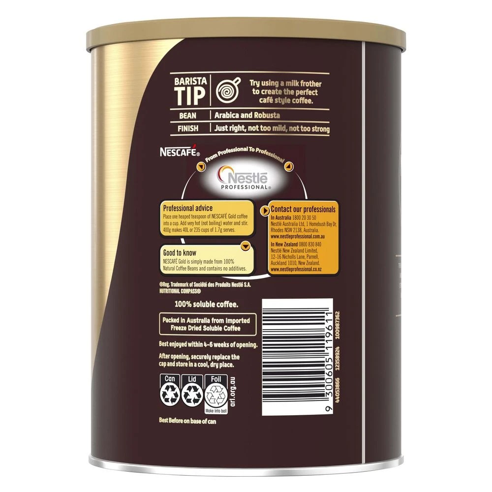 2 Nescafe Gold Instant Coffee 400g, 2 of 3