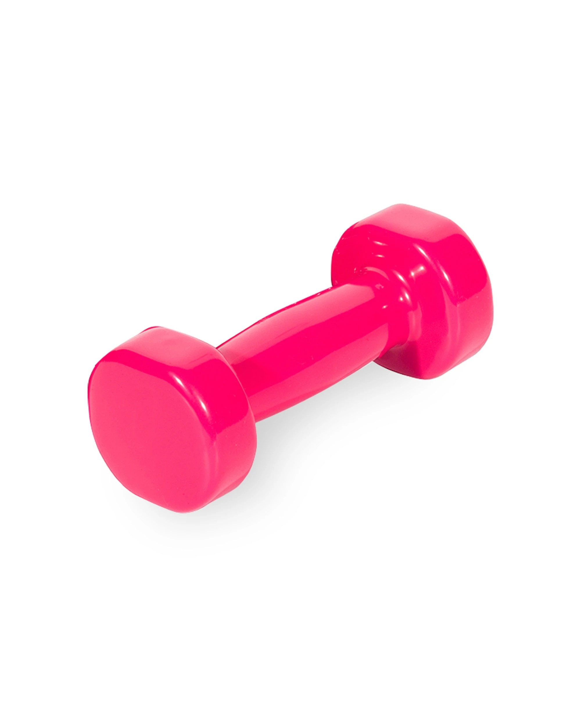 1 BodyWorx Vinyl Dipped Weighted Dumbbell 1kg Home Gym Workout Set Strength Training - Pink, 1 of 1