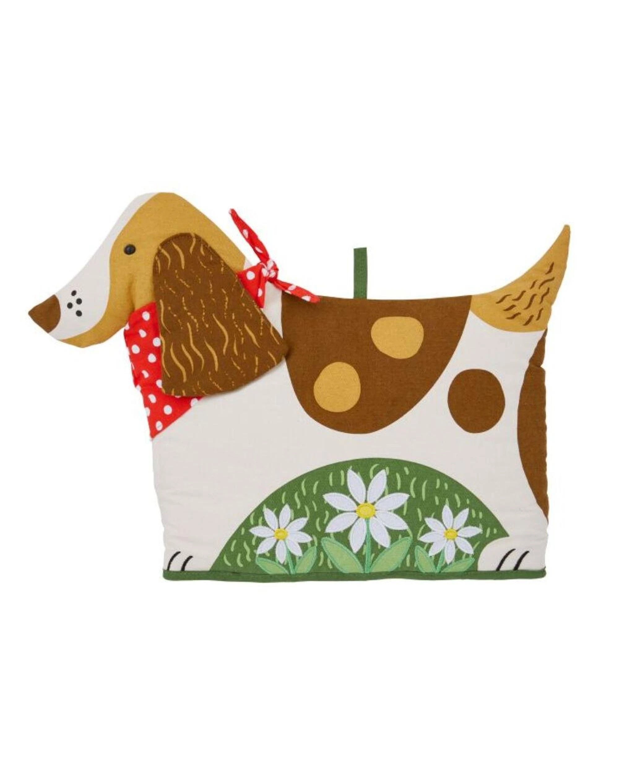 1 Ulster Weavers Daisy Dog Shaped Tea Cosy Brown  29 x 33 x 3cm, 1 of 2