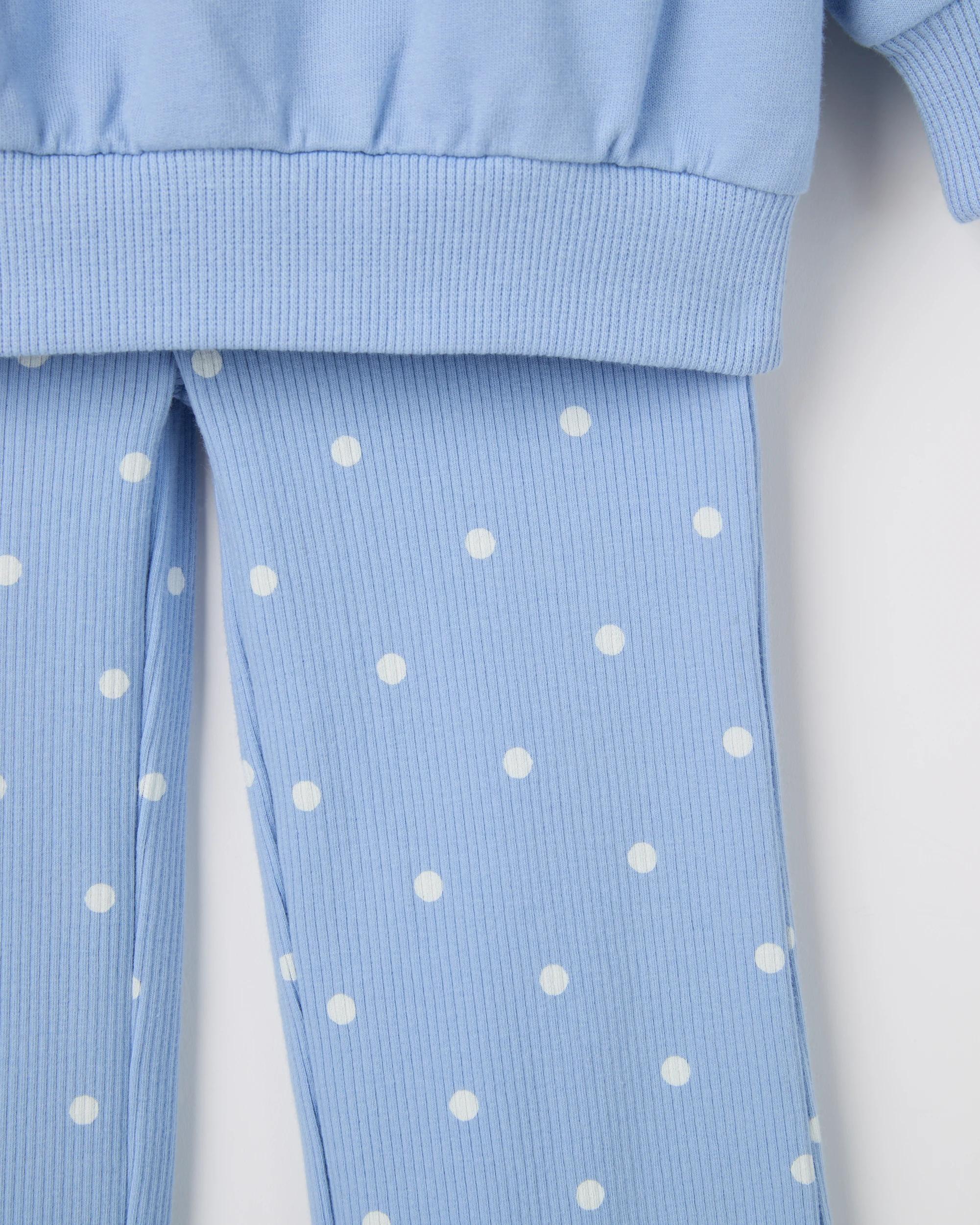7 Disney Lilo & Stitch Australian Cotton Fleece Top and Flare Pants Set LILO BLUE FOIL, 7 of 7
