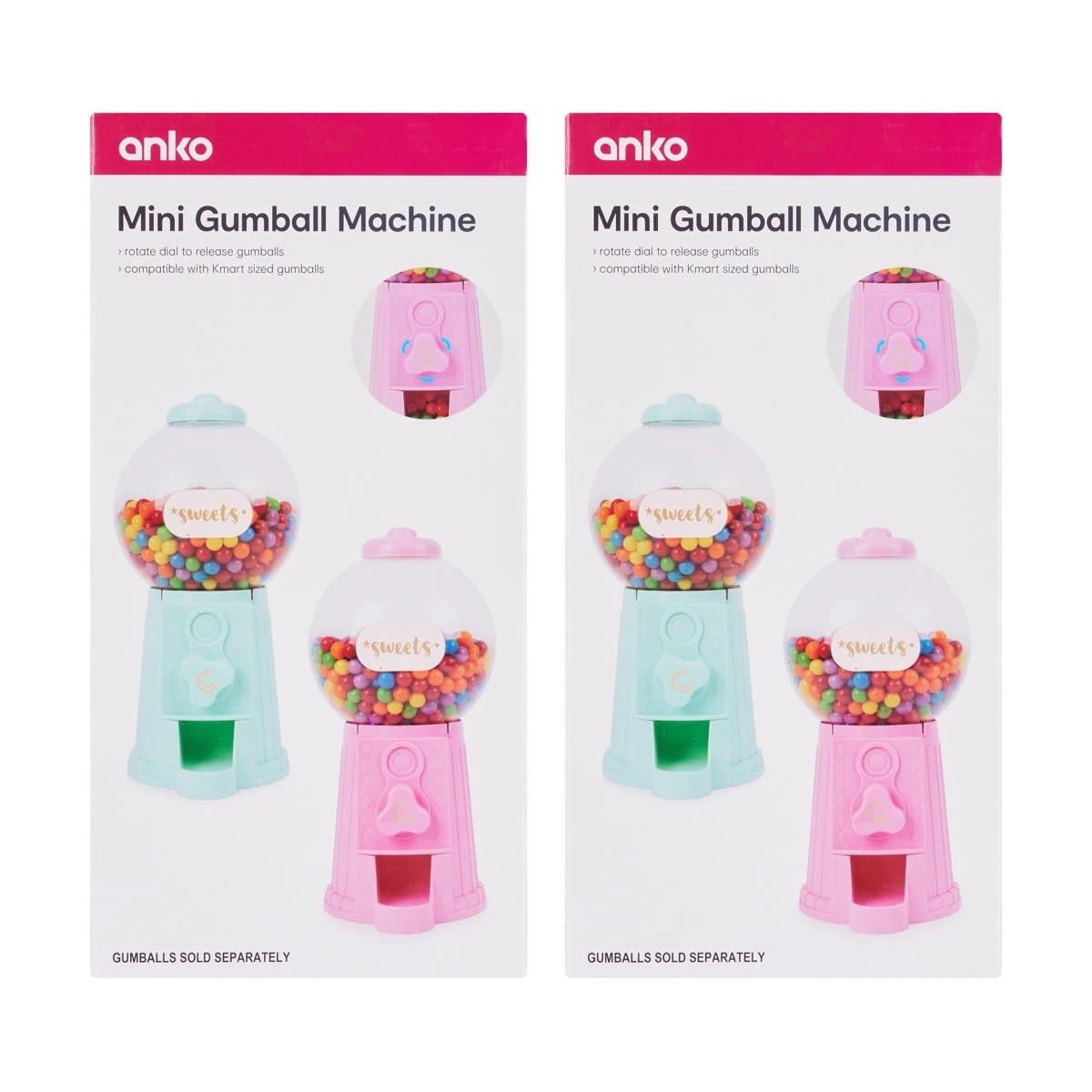 7 Mini Gumball Machine - Assorted, 7 of 7