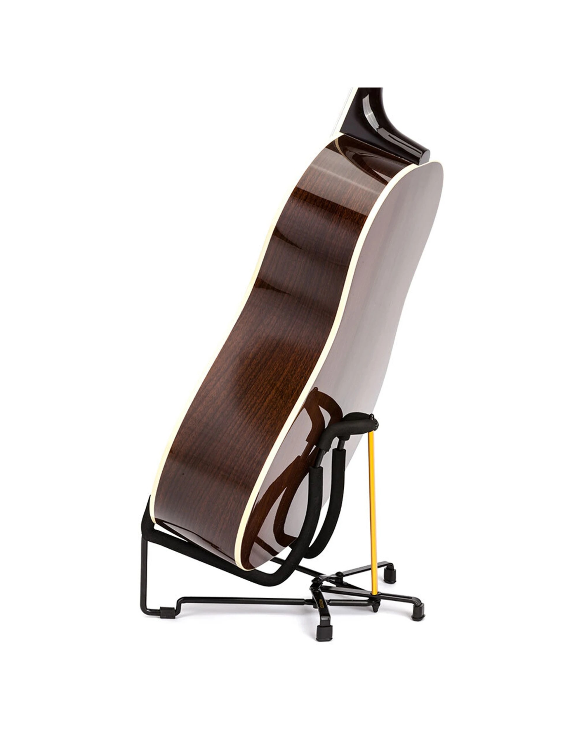 3 Hercules Travlite Acoustic Guitar & Vihuela Foldable Stand Floor Rack Holder - Black, 3 of 4