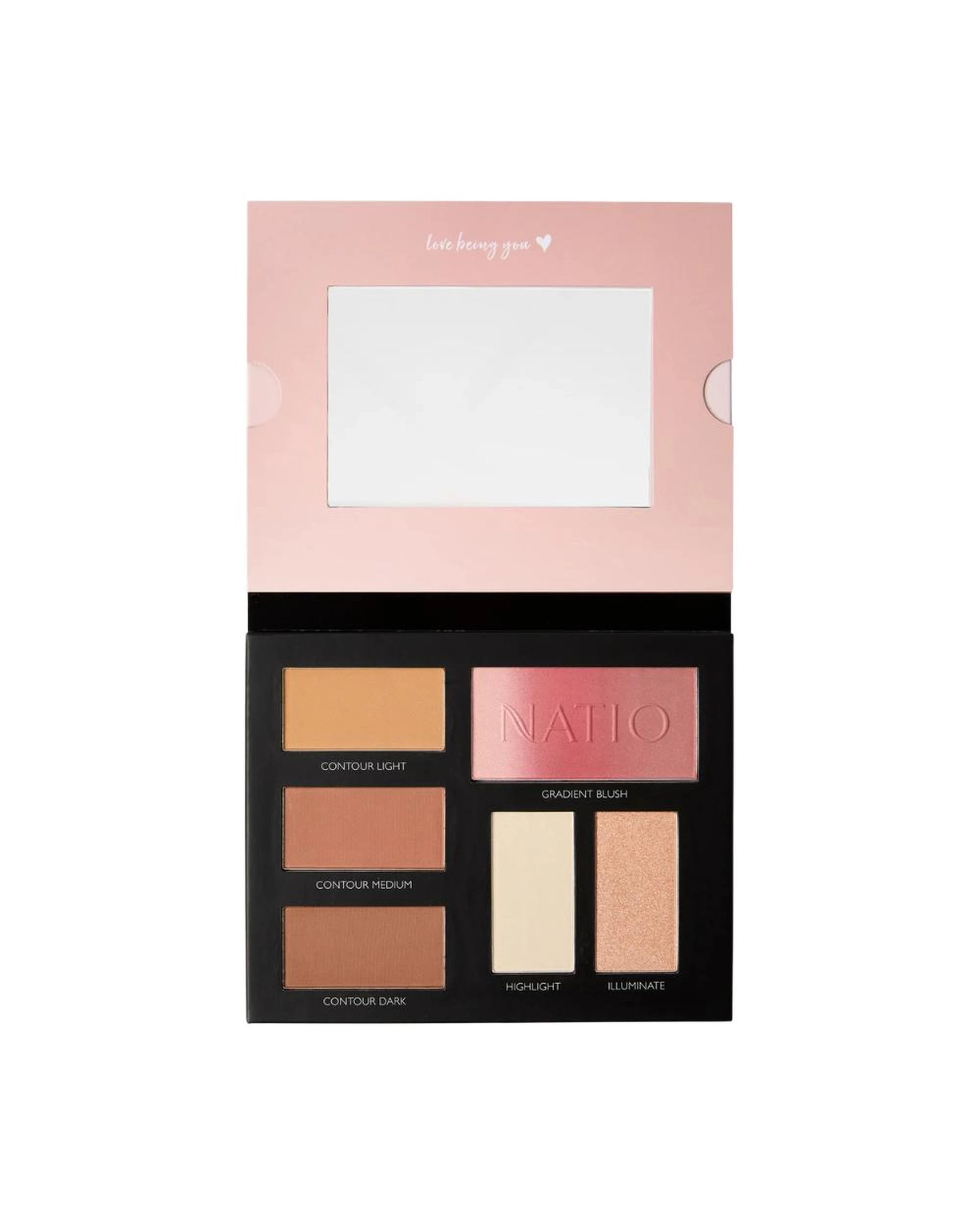 1 Natio Glow & Go Contour Book 30g - Beige, 1 of 2