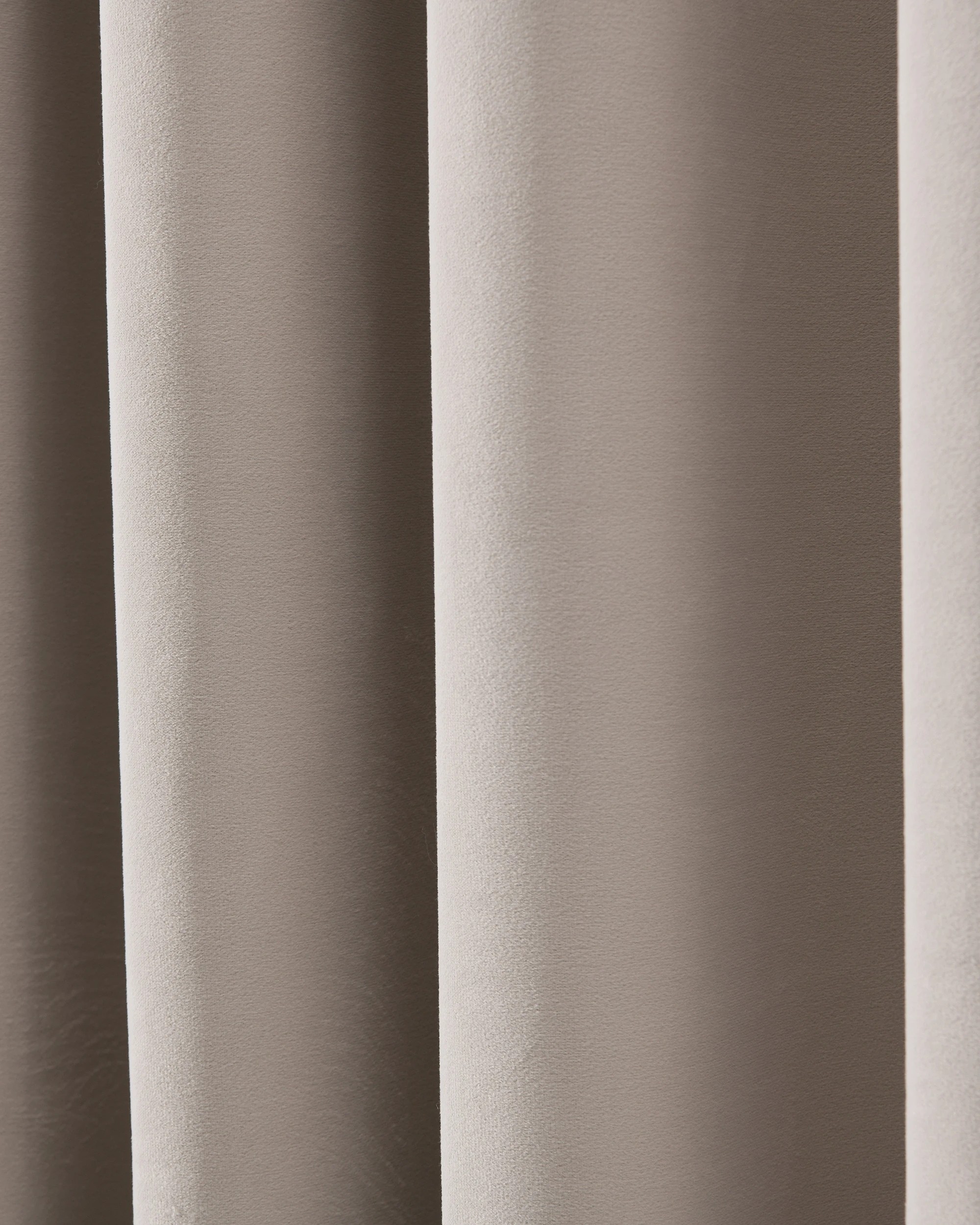 5 Cadence & Co. Byron Matte Velvet 100% Blockout S-Fold Curtain 385x280cm - Fits 220cm Track - Oat, 5 of 5
