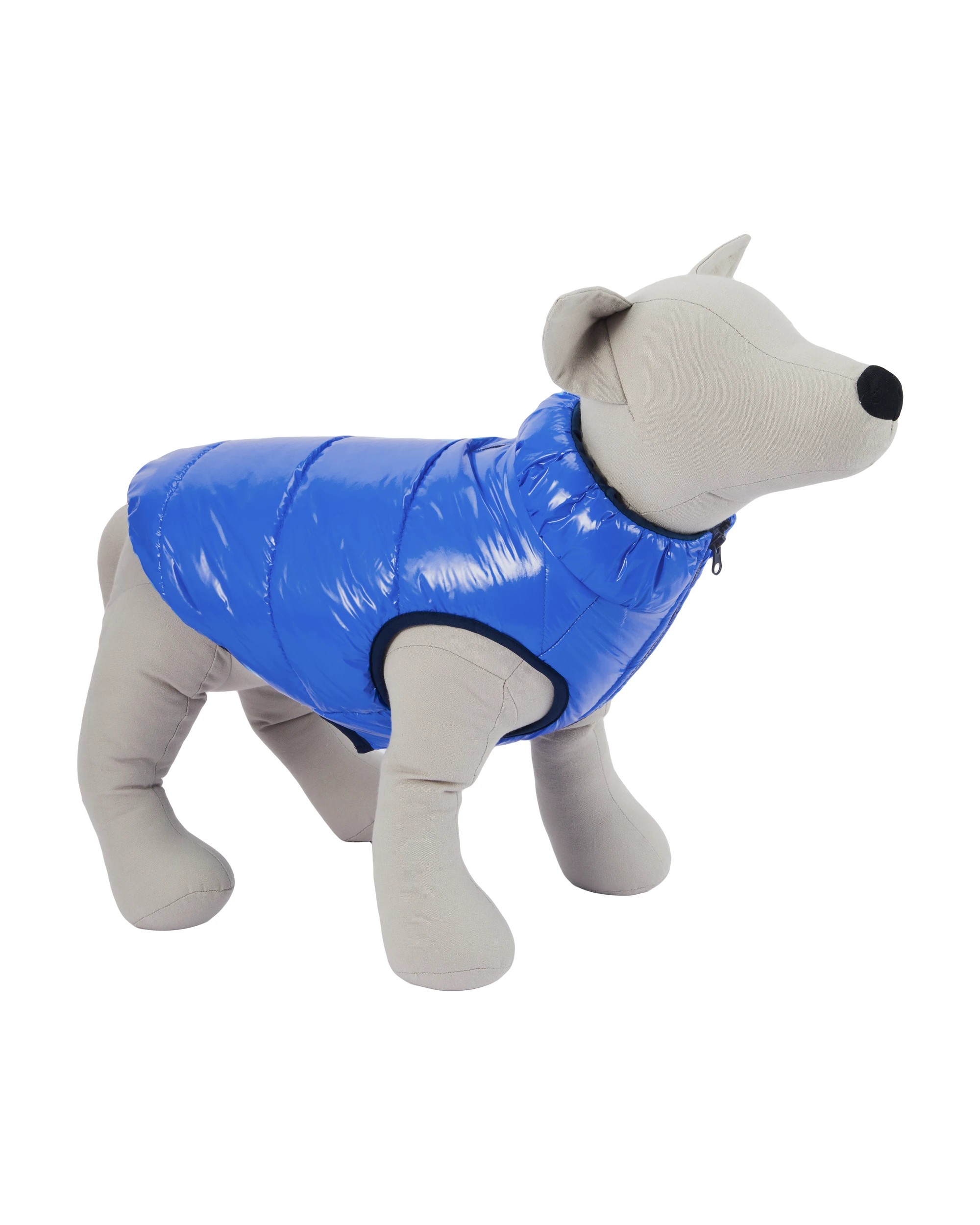 1 Pet Shine Puffer - Small, Blue and Navy, 1 of 10