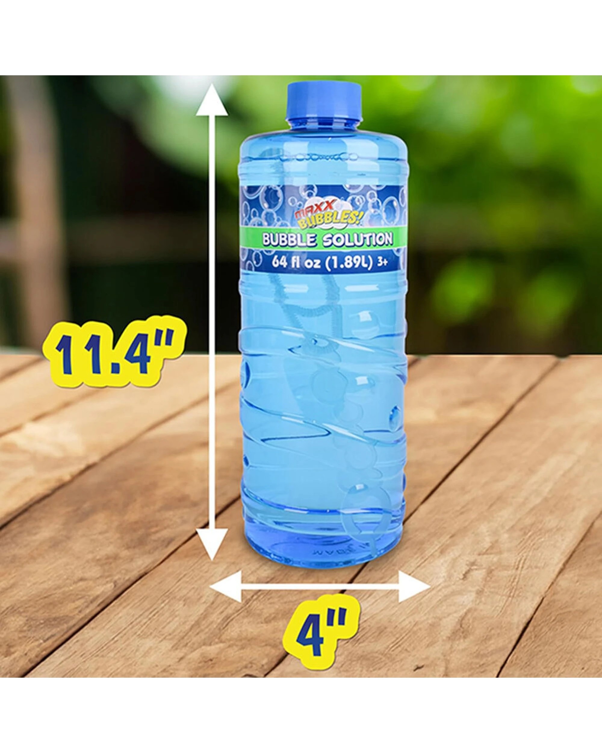 7 Maxx Bubbles Bubble Solution Refill Bottle 4pk 64oz Wand Kids Toy - Clear, 7 of 7