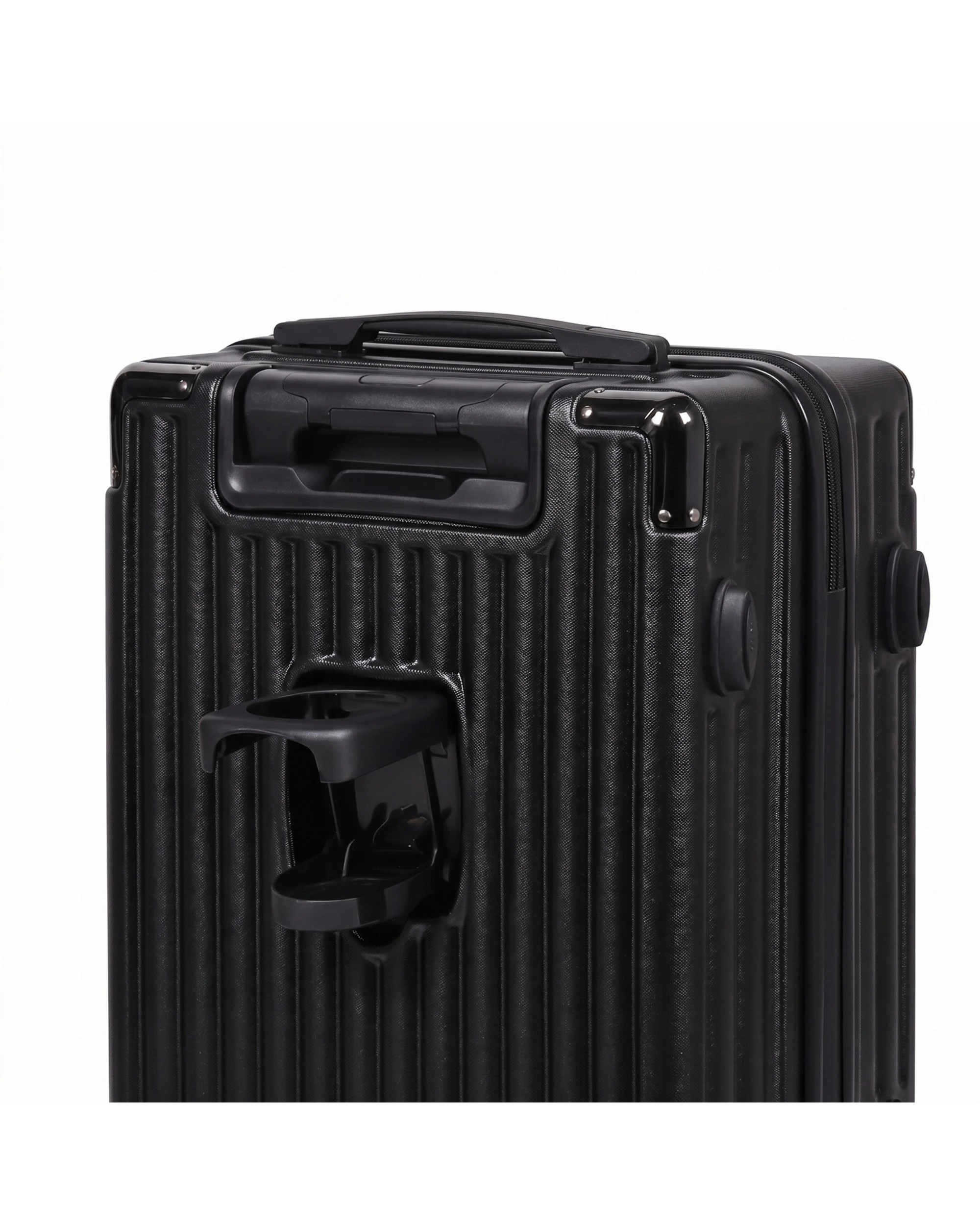 6 Advwin 2 Pcs Luggage Sets 20inch 14Inch - Black, 6 of 7
